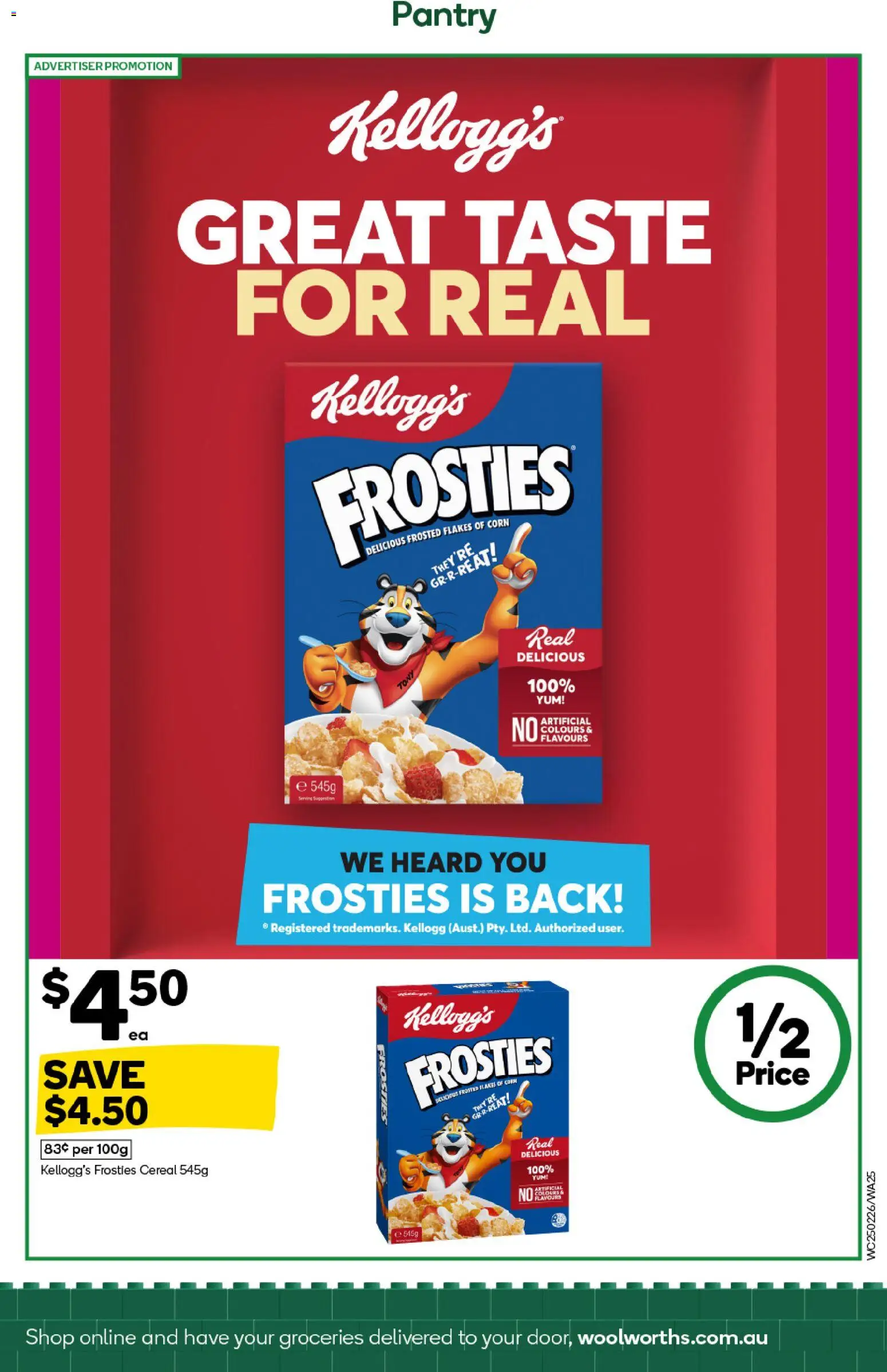 Woolworths catalogue - valid from 25.02.2026 | Page: 23 | Products: Cereal, Flakes