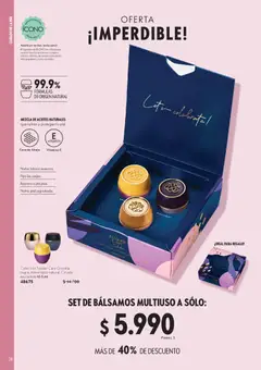 Oriflame ofertas  válido desde el 28.03.2026 | Página: 28 | Productos: Cera