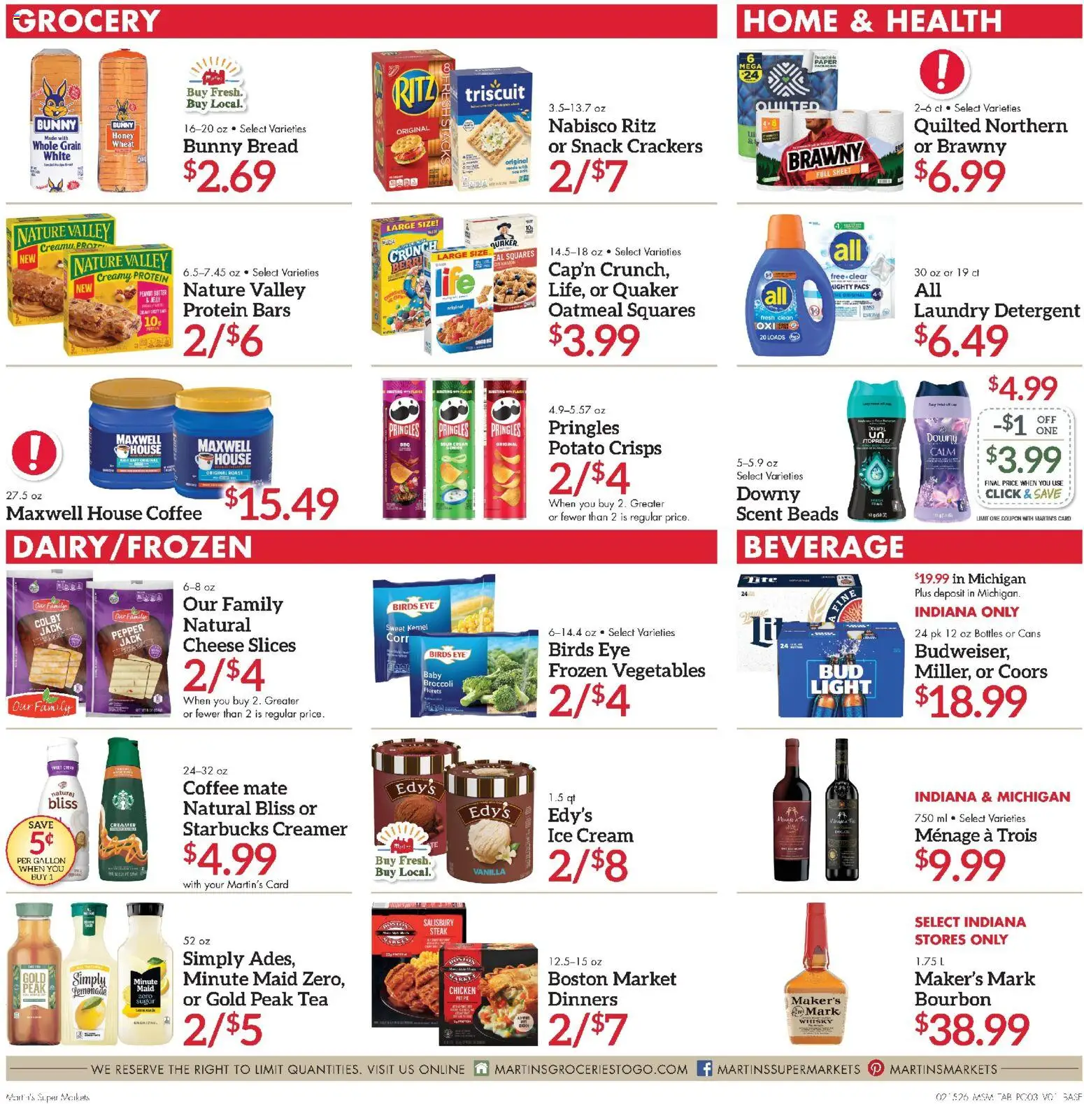 Martin’s Weekly Ad - valid from 15.02.2026 | Page: 3 | Products: Broccoli, Sour cream, Detergent, Vegetables