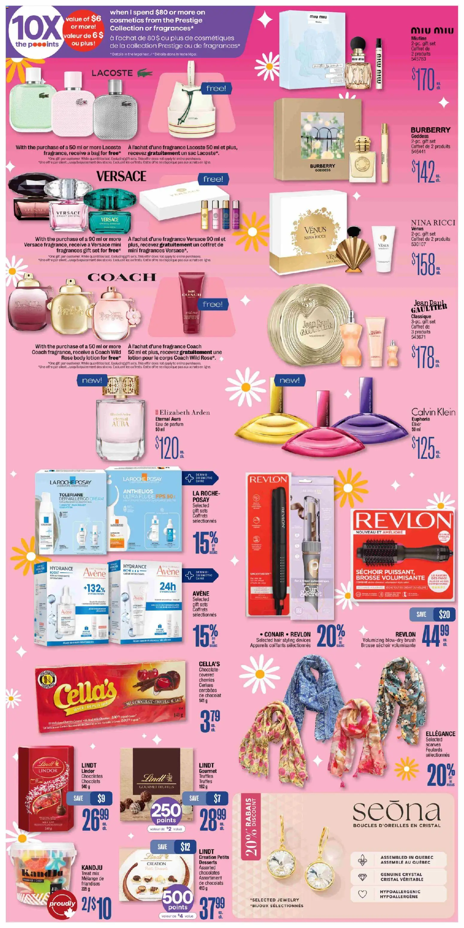 Jean Coutu flyer valid from 30.04.2026 | Page: 5 | Products: Cream, Fragrance, Brush, Chocolate