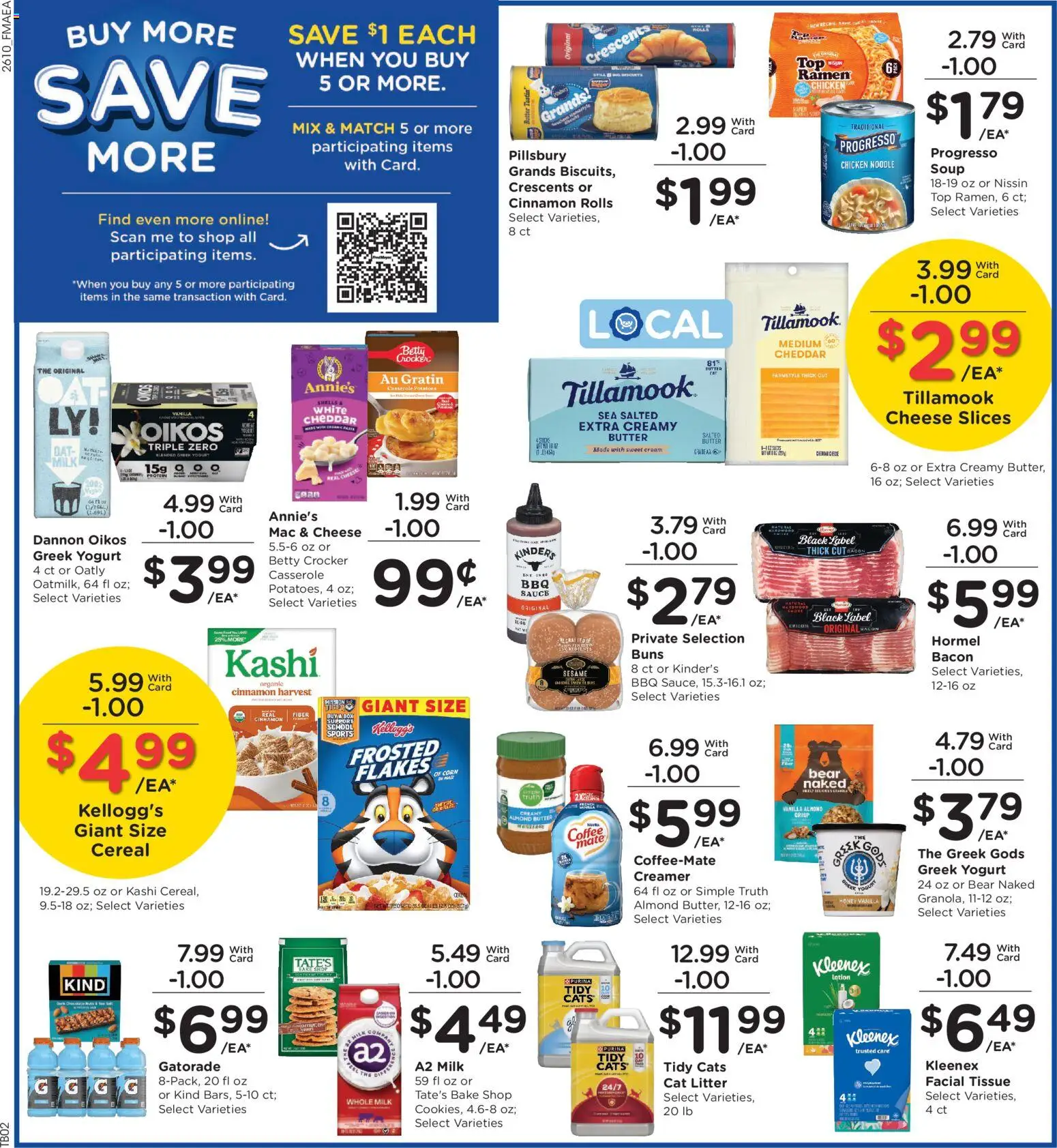 Fred Meyer Weekly Ad - valid from 08.04.2026 | Page: 5 | Products: Box, Yogurt, Flakes, Sauce