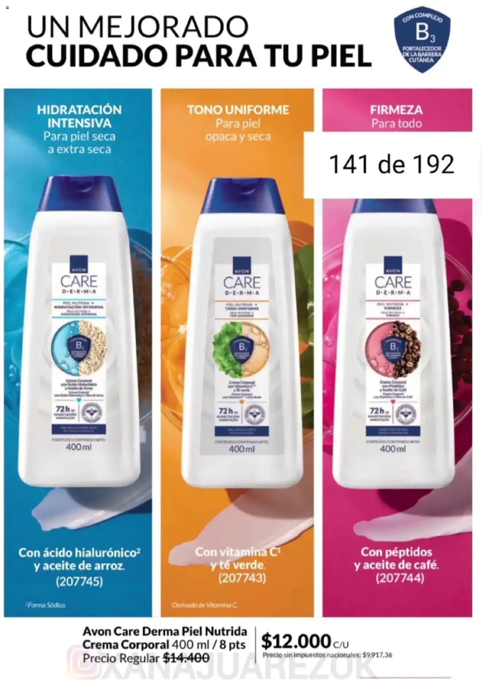 Avon - Campaña 3/2026 │ válido desde el 01.03.2026 | Página: 135 | Productos: Aceite, Té, Crema