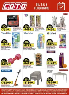 Vista previa Coto - Ofertas Hogar válido desde el 03.11.2025