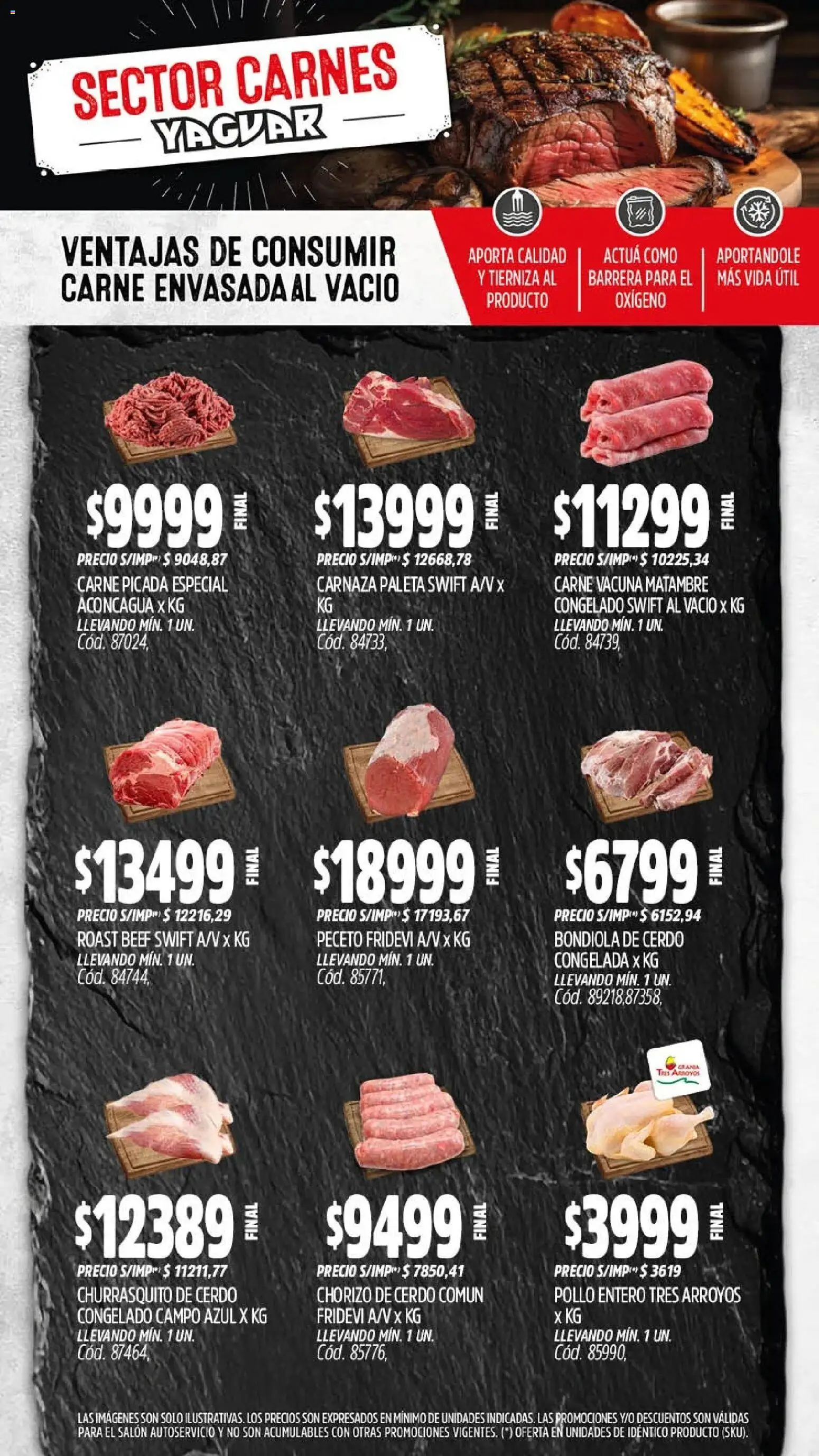 Yaguar - Oferta Semanal Trelew │ válido desde el 13.04.2026 | Página: 6 | Productos: Pollo, Paleta, Chorizo, Cerdo