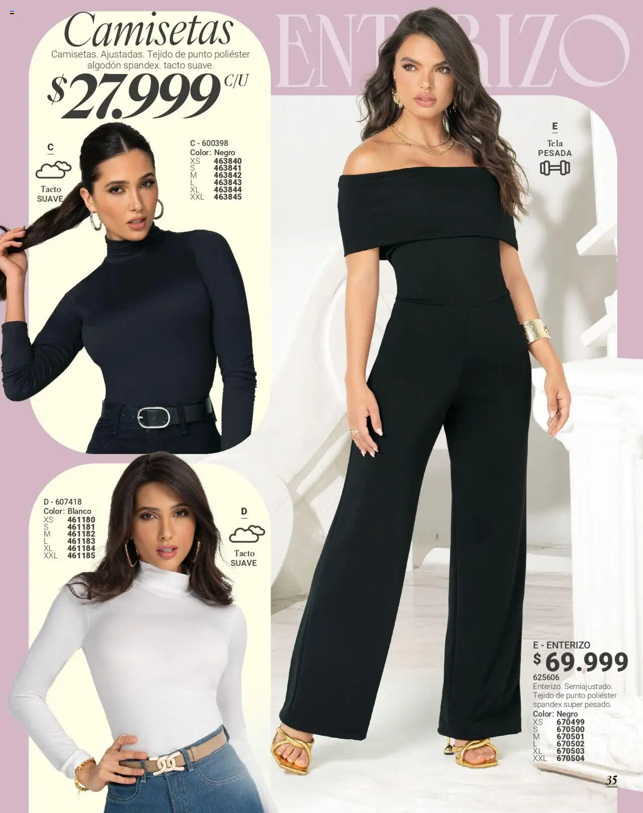 Carmel revista - valida desde el 28.07.2025 | Página: 35 | Productos: Algodón, Enterizo