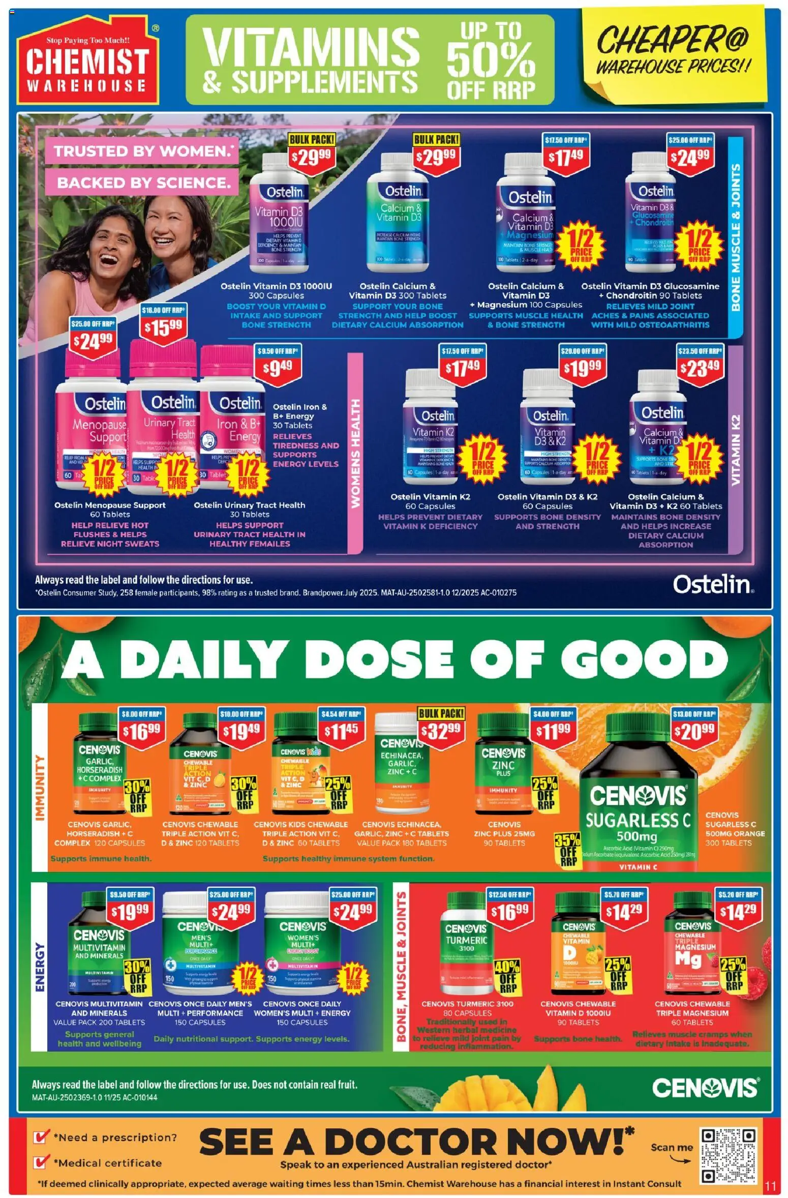 Chemist Warehouse catalogue - valid from 26.03.2026 | Page: 11 | Products: Tablet, Tablets, Vitamin, Zinc