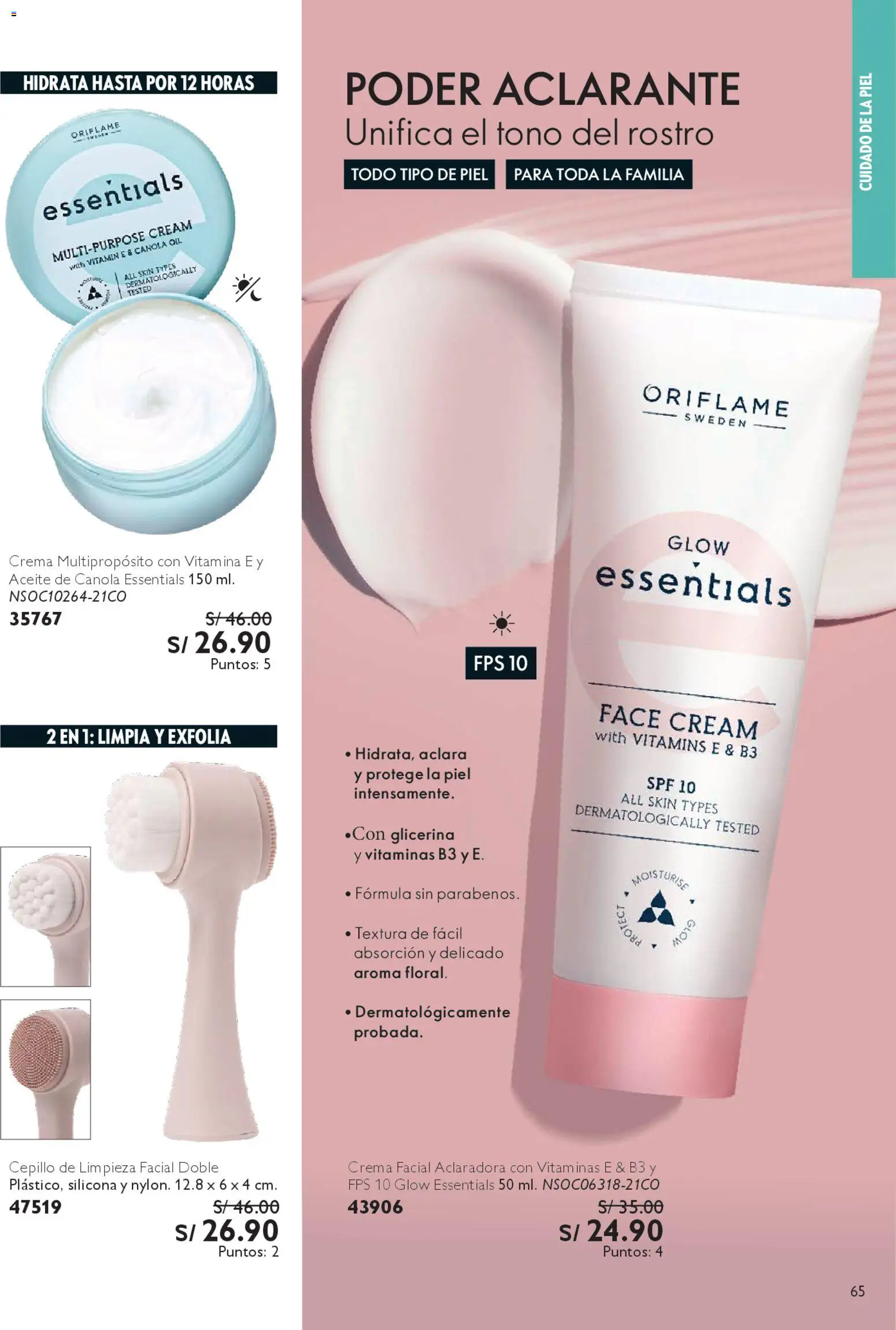 Catálogo Oriflame válido desde 18.04.2026 | Página: 65 | Productos: Aceite, Crema
