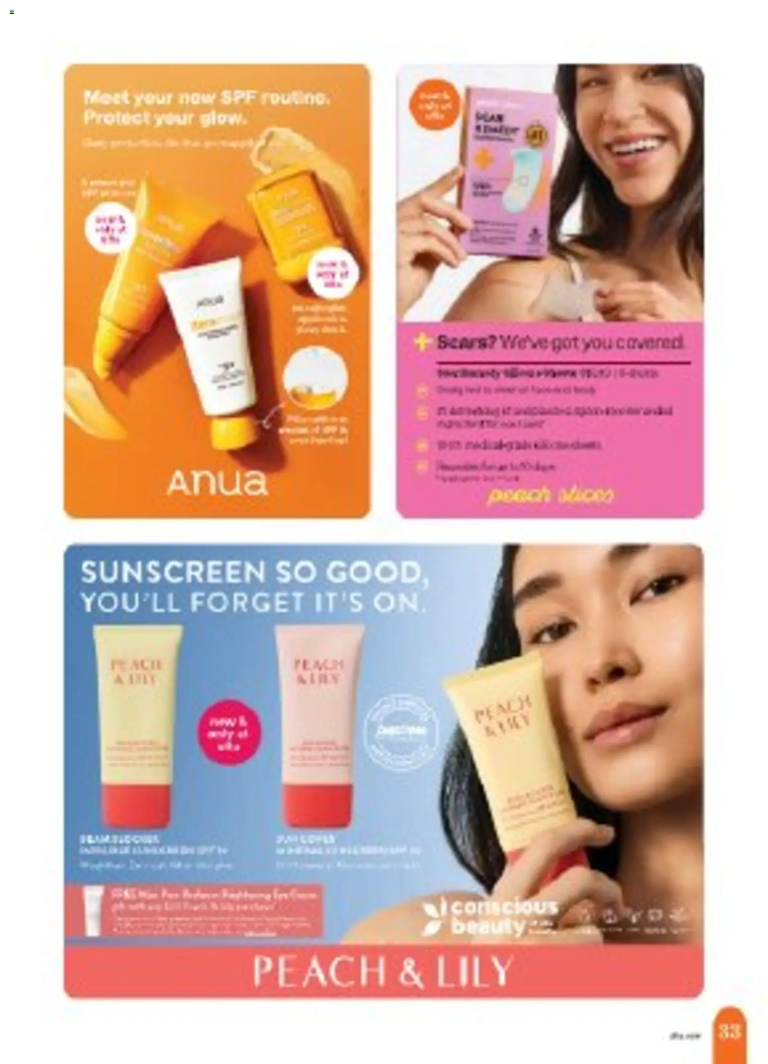 Ulta Beauty Weekly Ad - valid from 06.03.2026 | Page: 33 | Products: Sunscreen, Peach