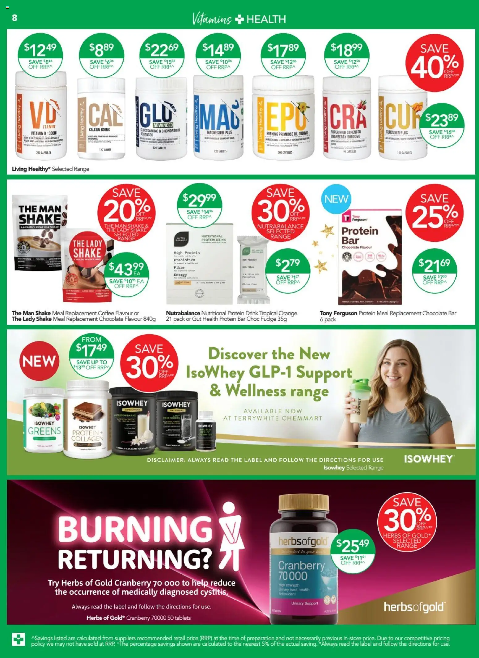 Terry White catalogue - valid from 04.12.2025 | Page: 8 | Products: Oil, Chocolate, Tablet, Collagen