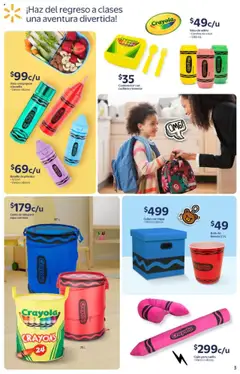 Nuevas ofertas de Walmart válidas en toda la República Mexicana desde el 20.08.2025. ¡Encuentra las mejores ofertas en Walmart - Folleto Regreso a Clases! | Página: 3 | Productos: Contenedor, Ropa, Botella, Cuchara