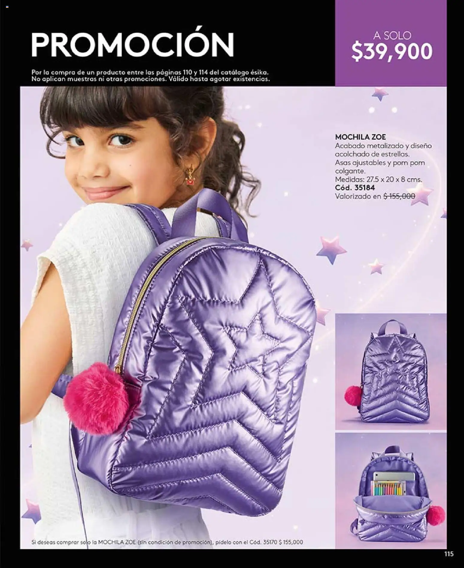 Ésika revista - valida desde el 03.04.2026 | Página: 115 | Productos: Mochila