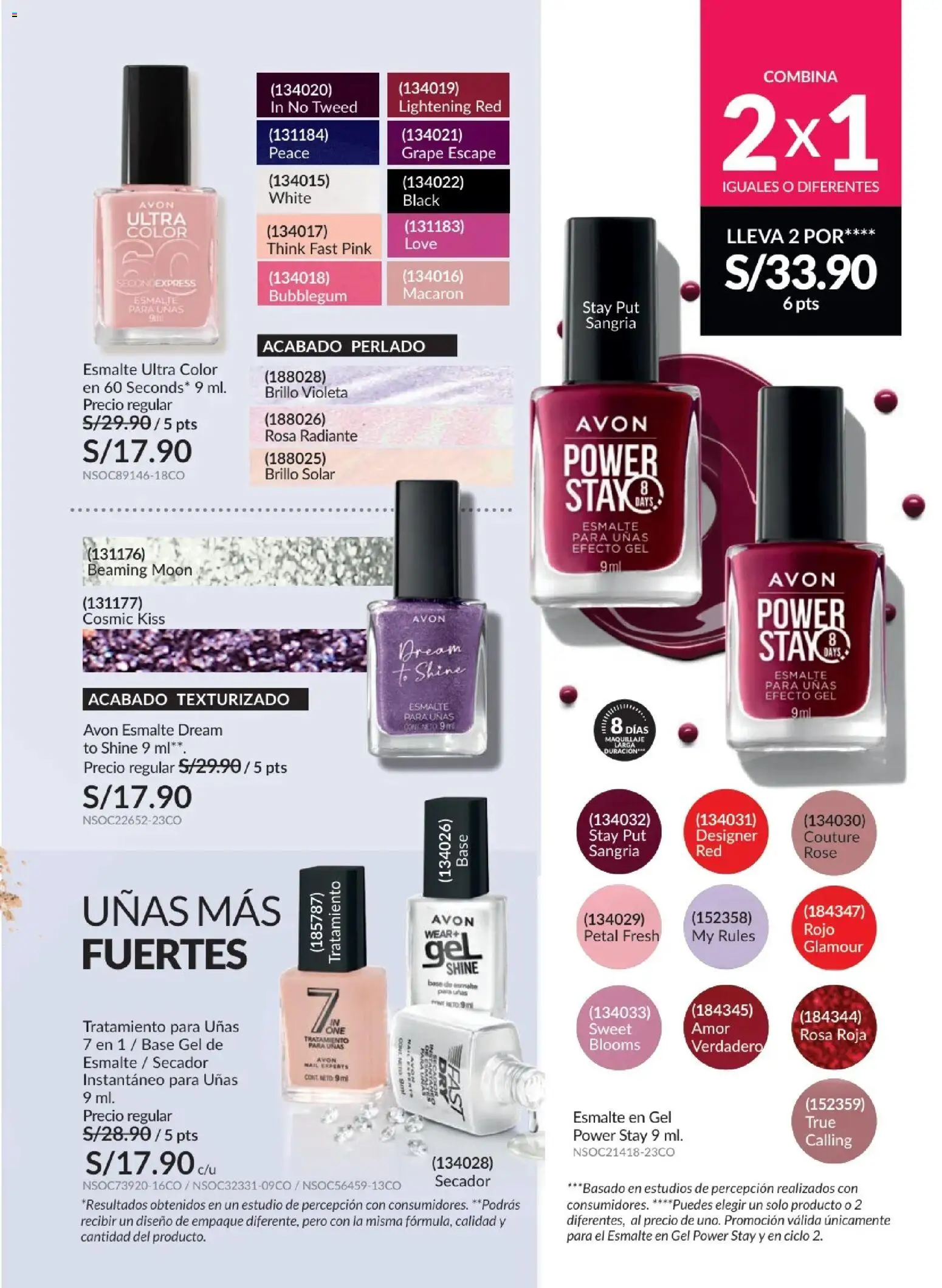 Catálogo Avon válido desde 01.02.2026 | Página: 61 | Productos: Empaque, Maquillaje