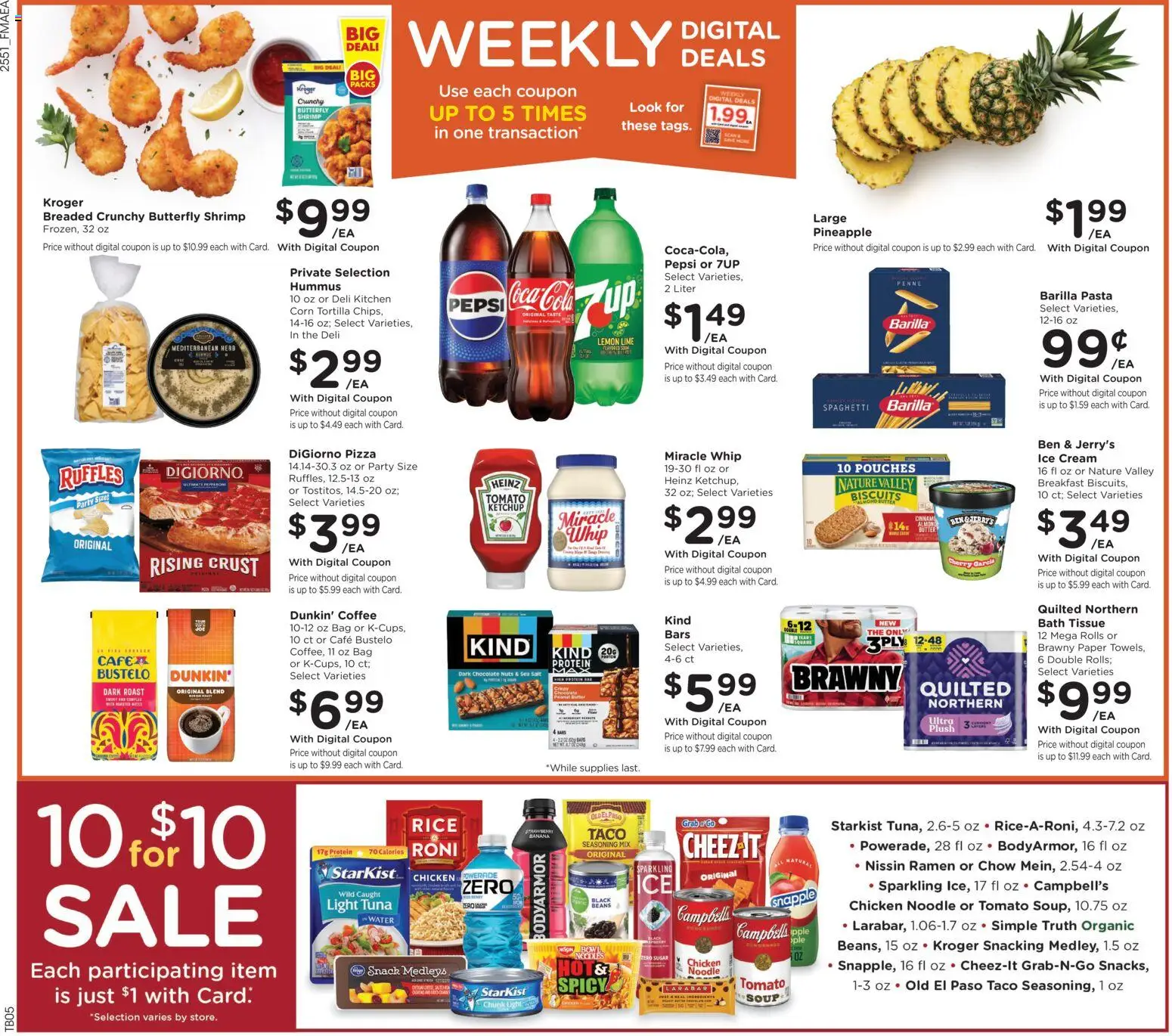 Fred Meyer Weekly Ad - valid from 21.01.2026 | Page: 3 | Products: Pineapple, Salt, Sugar, Lime