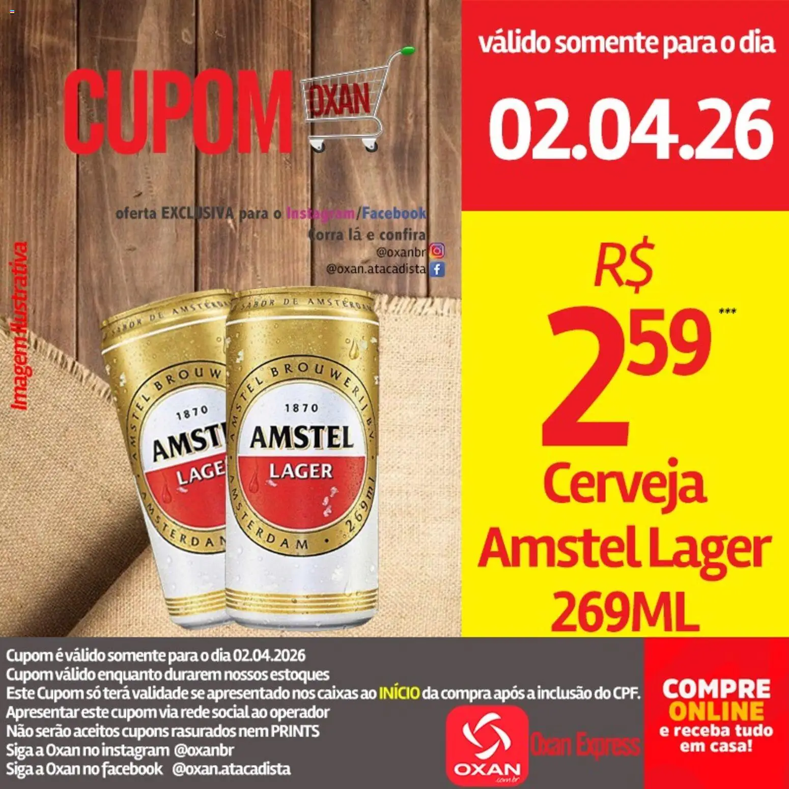 Oxan Atacadista Folheto - válido de 02.04.2026 | Página: 19 | Produtos: Cerveja