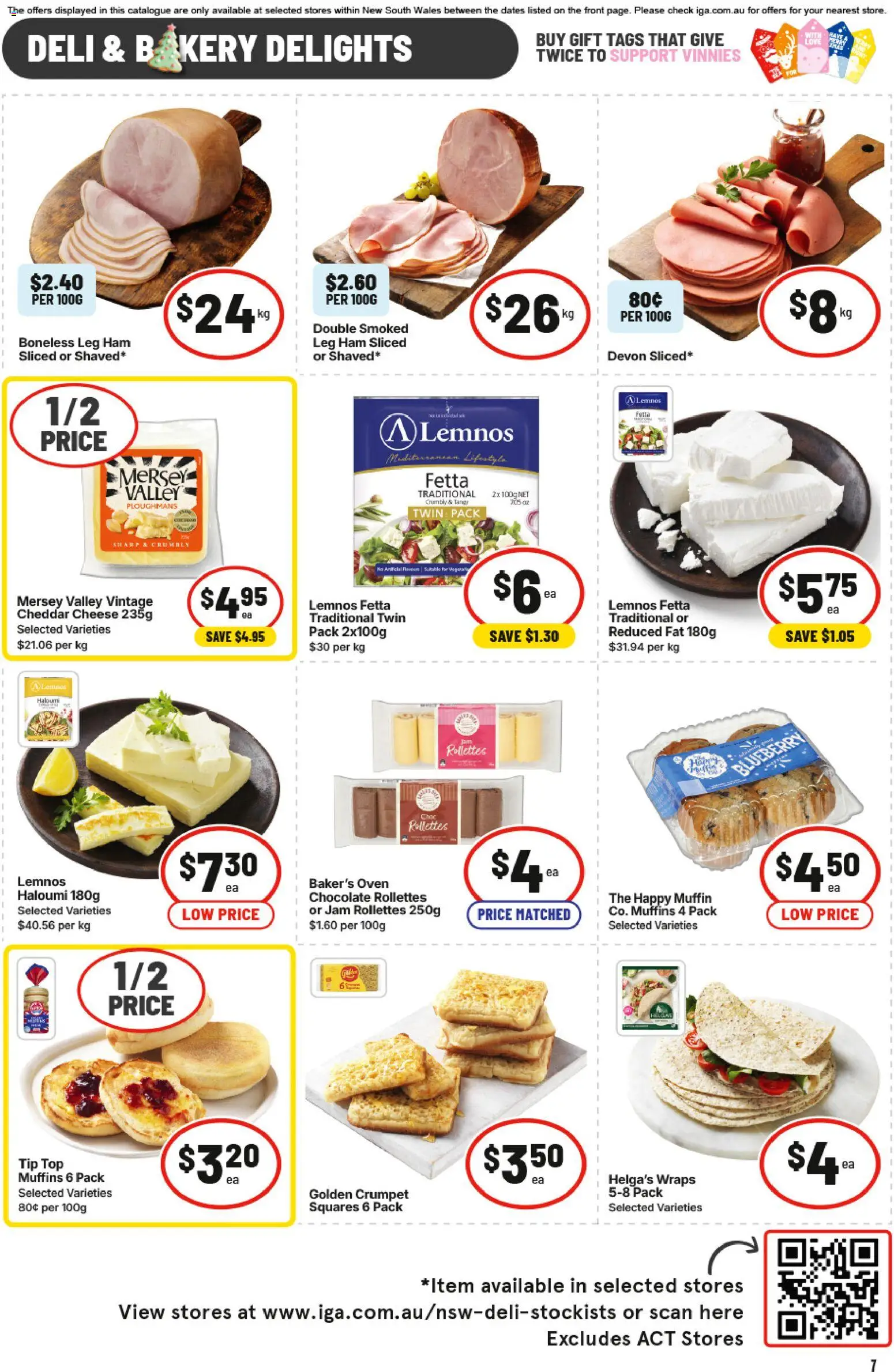 IGA catalogue - valid from 12.11.2025 | Page: 7 | Products: Cheese, Chocolate, Muffins, Oven
