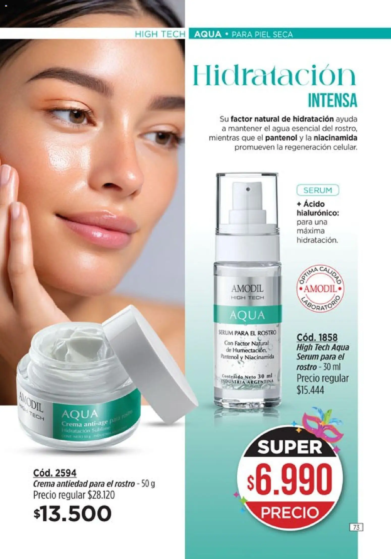 Catálogo Amodil Campaña 3 │ válido desde el 01.03.2026 | Página: 73 | Productos: Serum, Agua, Pala, Crema