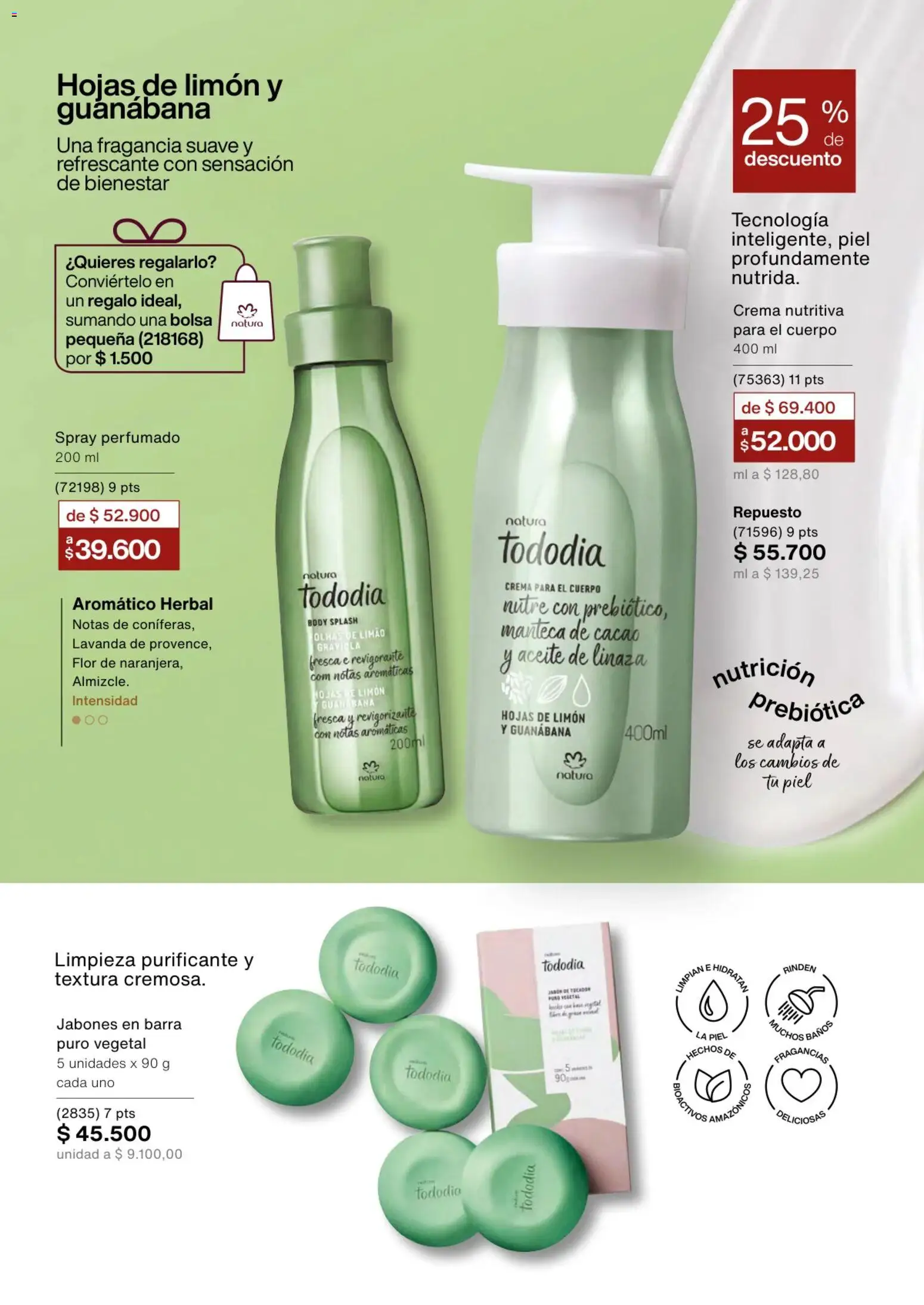 Natura revista - valida desde el 01.02.2026 | Página: 122 | Productos: Crema, Fragancia, Crema para el cuerpo, Aceite
