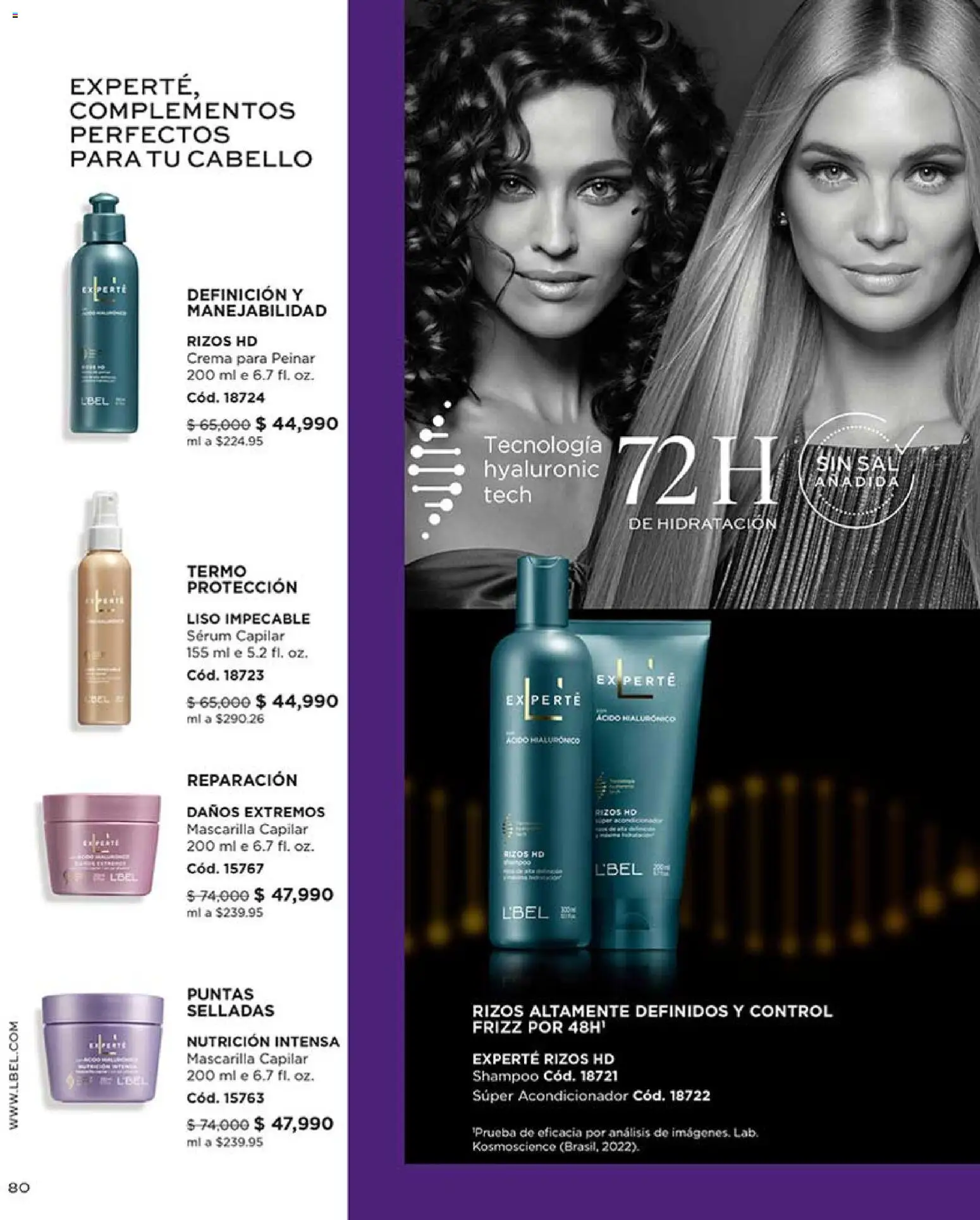 L'Bel revista - valida desde el 01.05.2026 | Página: 80 | Productos: Serum, Termo, Mascarilla, Acondicionador