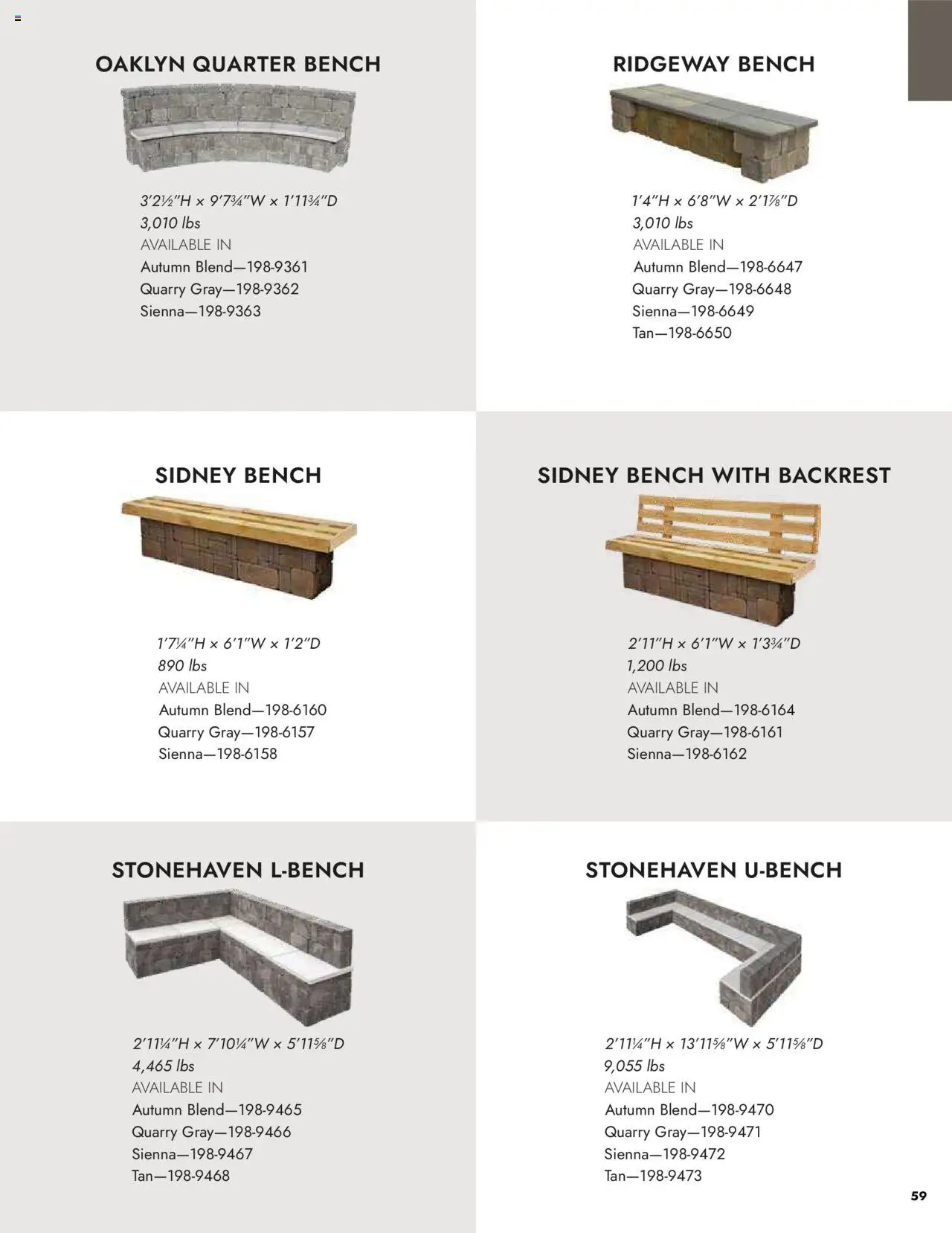 Menards Outdoor Living Block Projects & Bundles - valid from 13.03.2025 | Page: 59