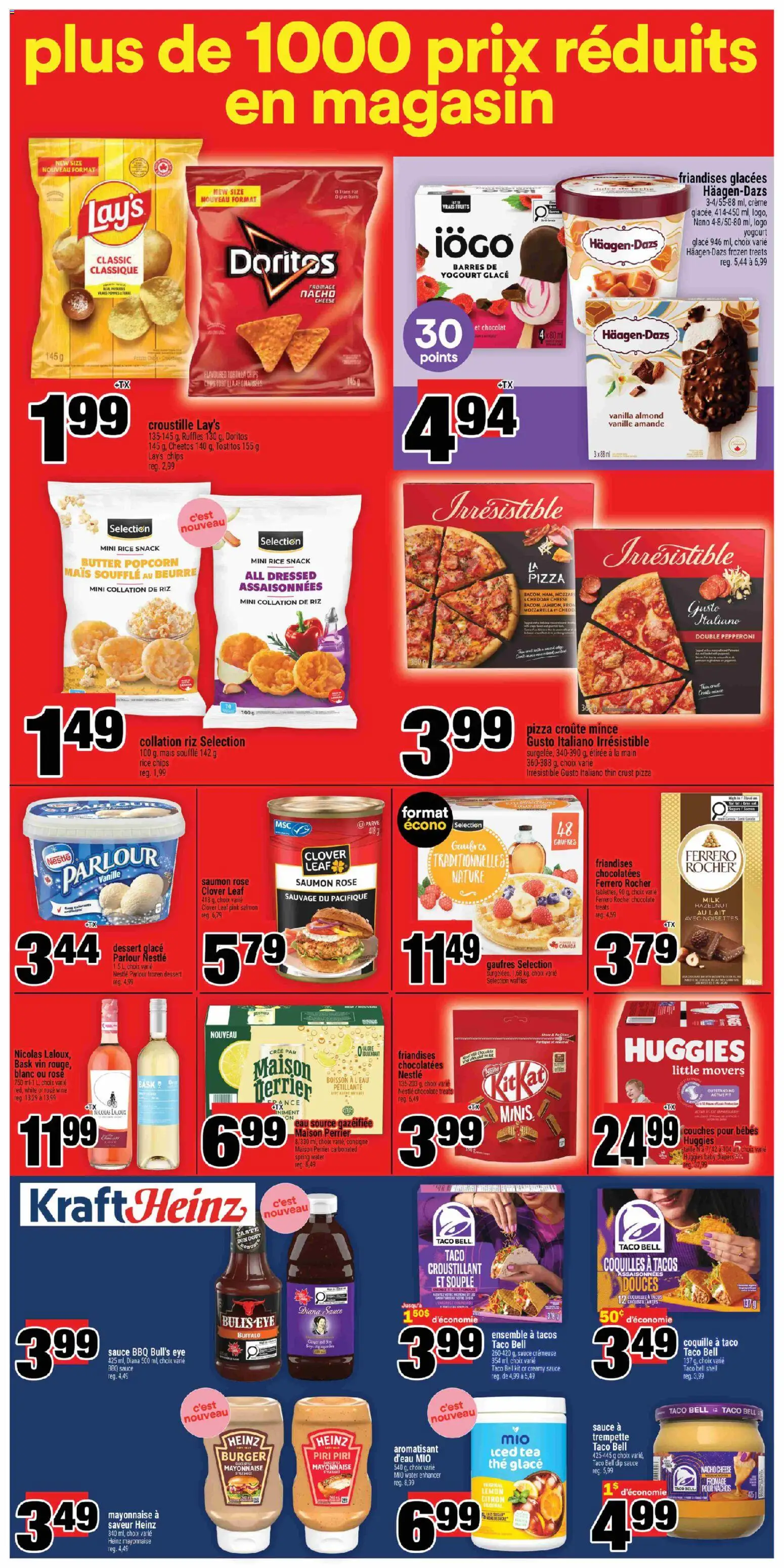 Super C flyer valid from 09.04.2026 | Page: 8 | Products: Chips, Chocolate, Pizza, Wine