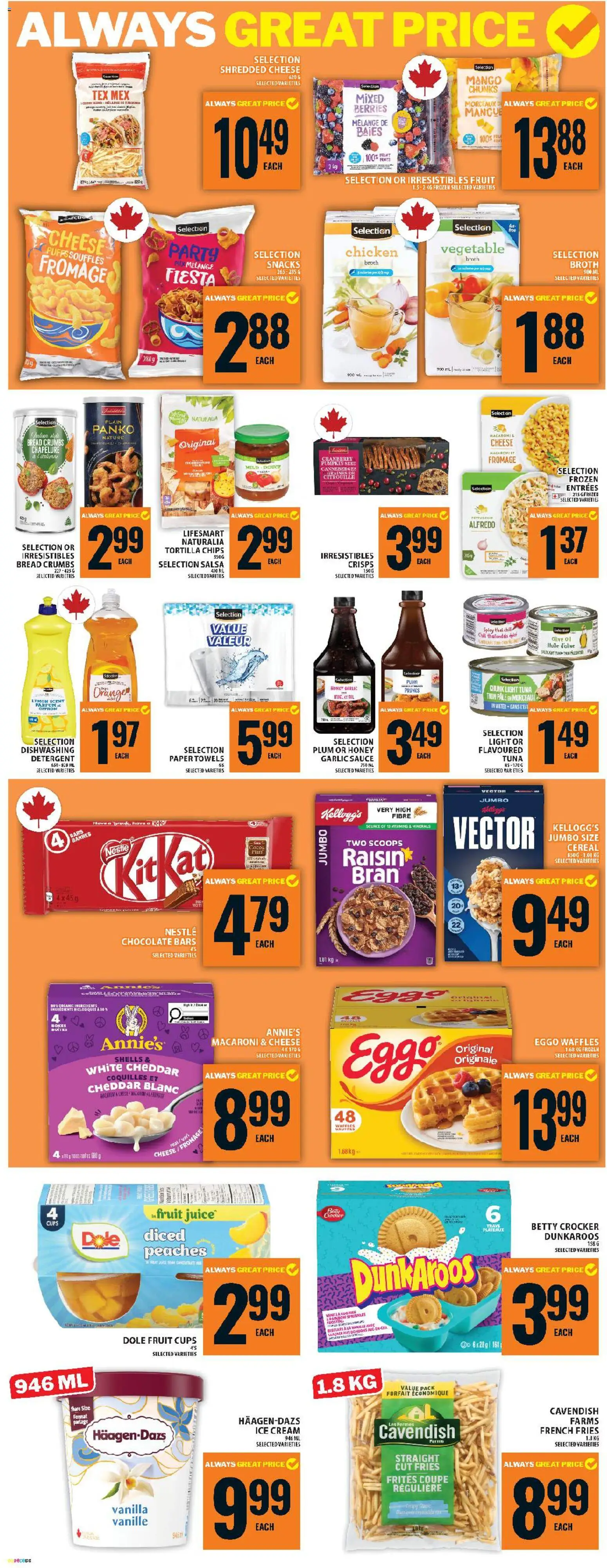 Food Basics flyer valid from 05.03.2026 | Page: 11 | Products: Chips, Detergent, Cheese, Chicken