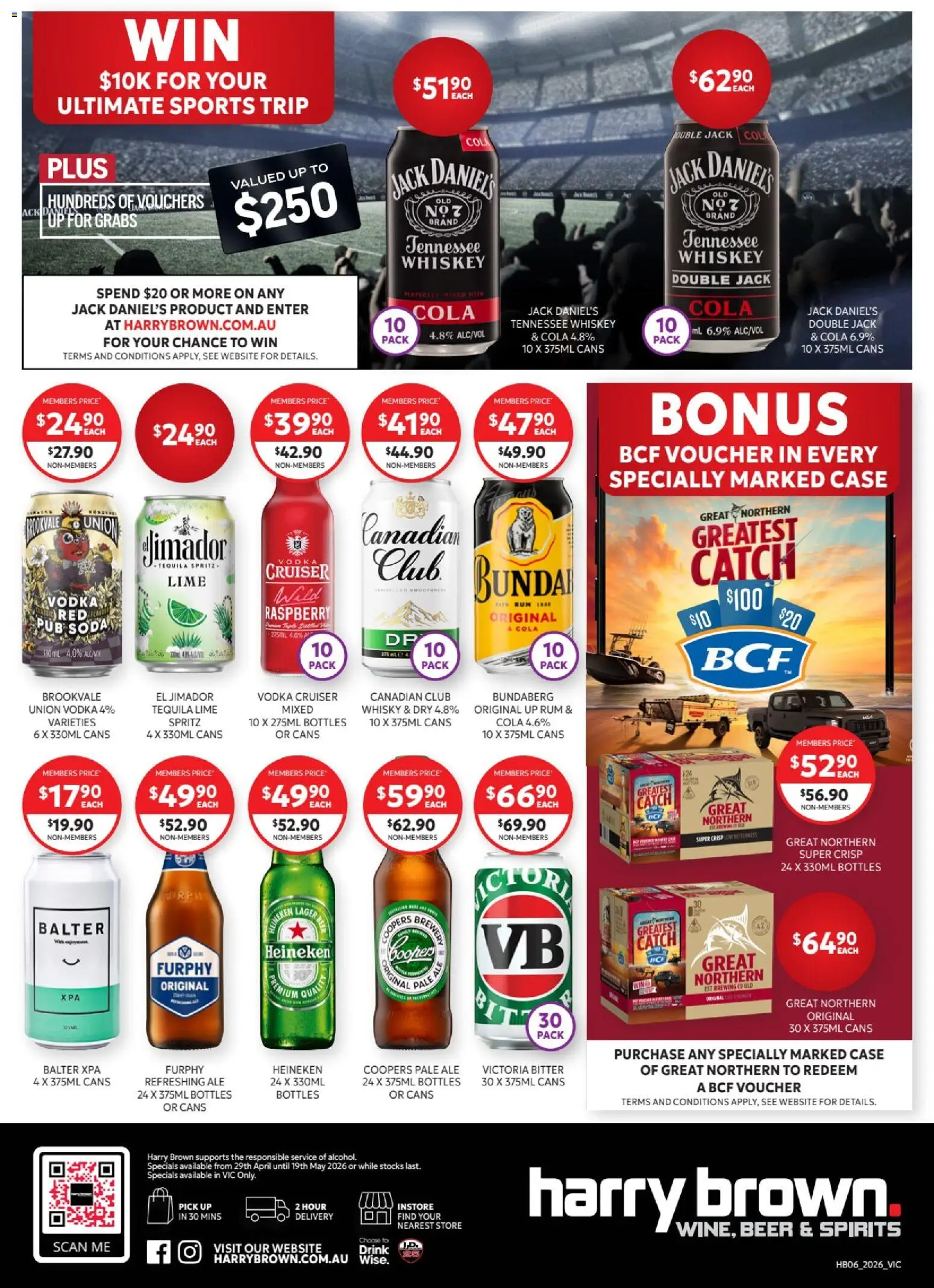 Harry Brown catalogue - valid from 29.04.2026 | Page: 4 | Products: Vodka, Whiskey, Rum, Case