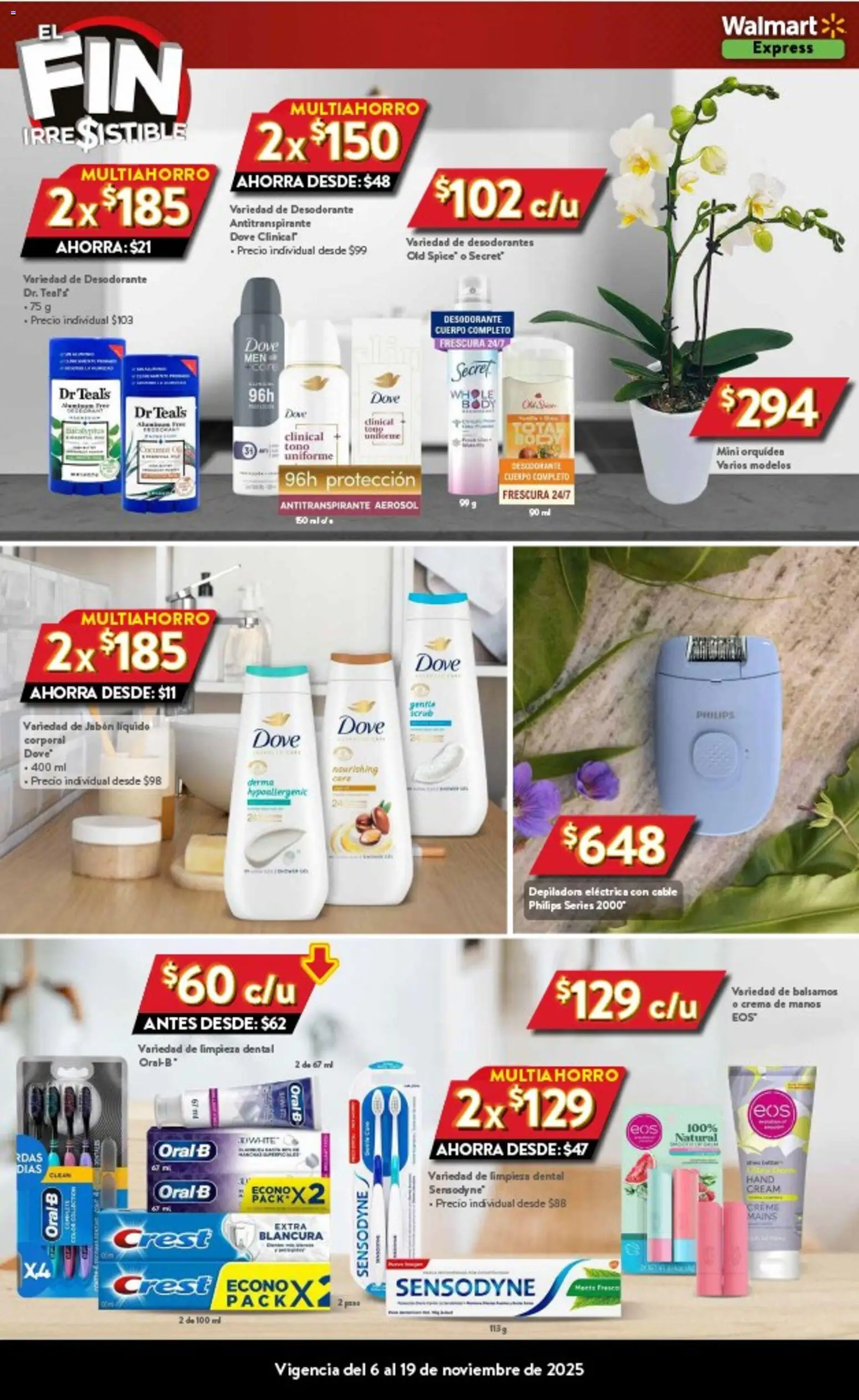 Nuevas ofertas de Walmart Express válidas en toda la República Mexicana desde el 06.11.2025. ¡Encuentra las mejores ofertas en Walmart Express Buen Fin ! | Página: 9 | Productos: Crema, Depiladora, Cable, Jabón