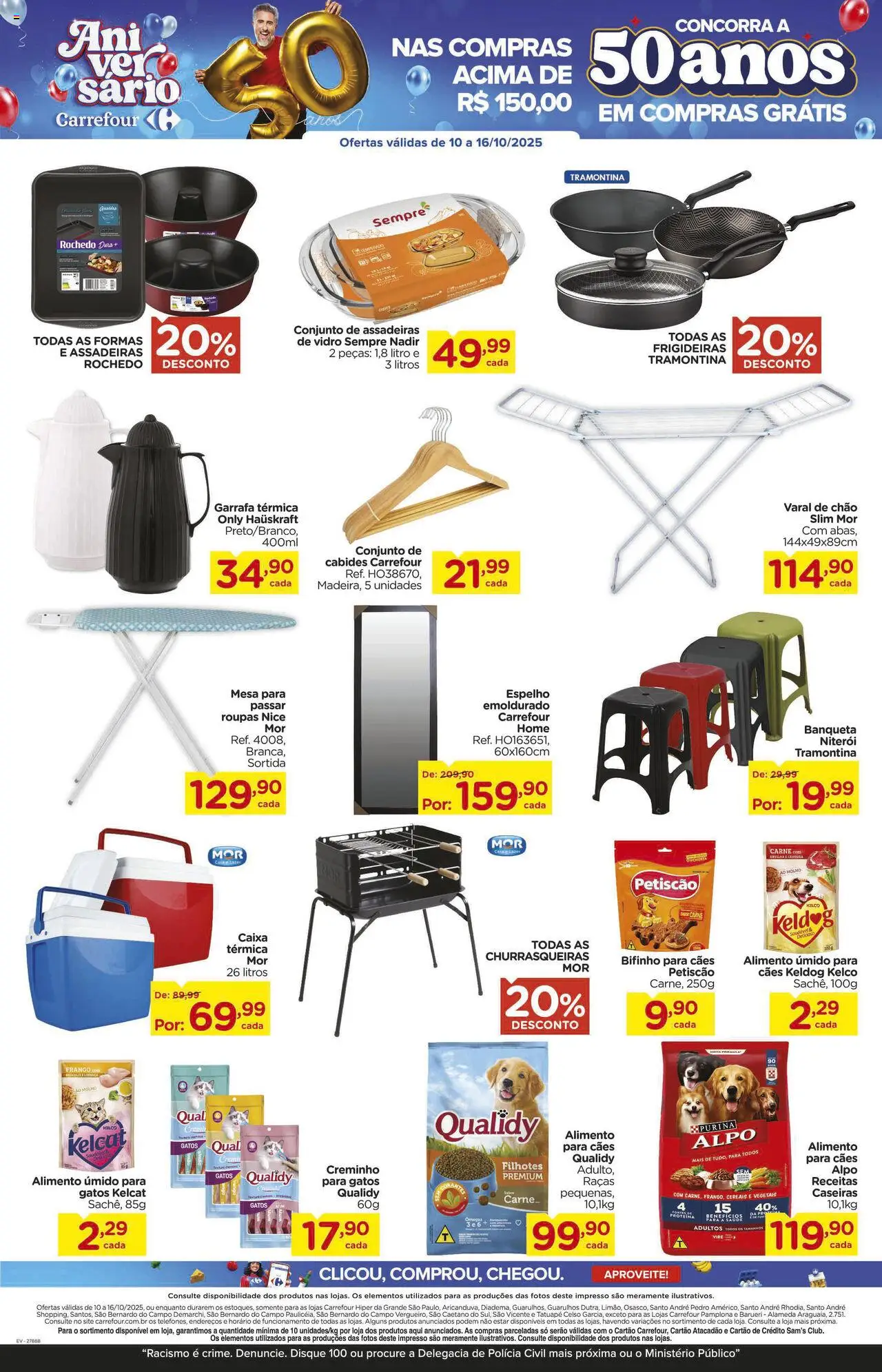 Carrefour Folheto - válido de 10.10.2025 | Página: 18 | Produtos: Ervilha, Caixa, Carne, Atum