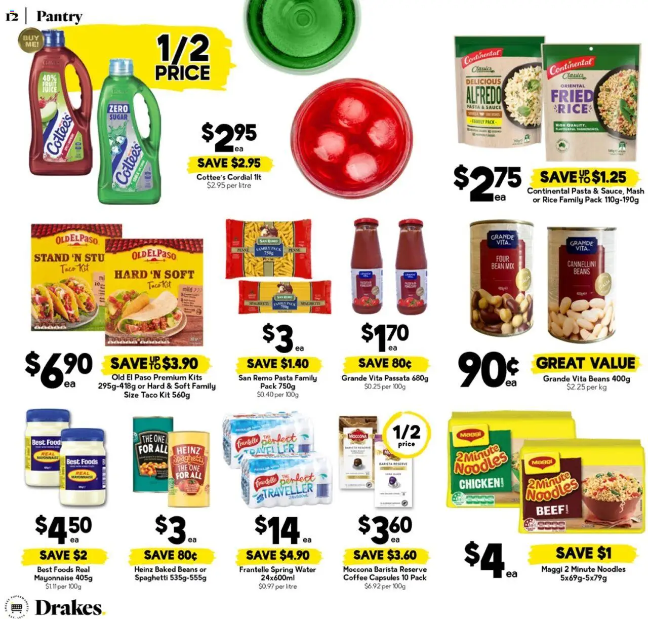 Drakes catalogue - valid from 09.07.2025 | Page: 12 | Products: Coffee, Water, Sugar, Moccona