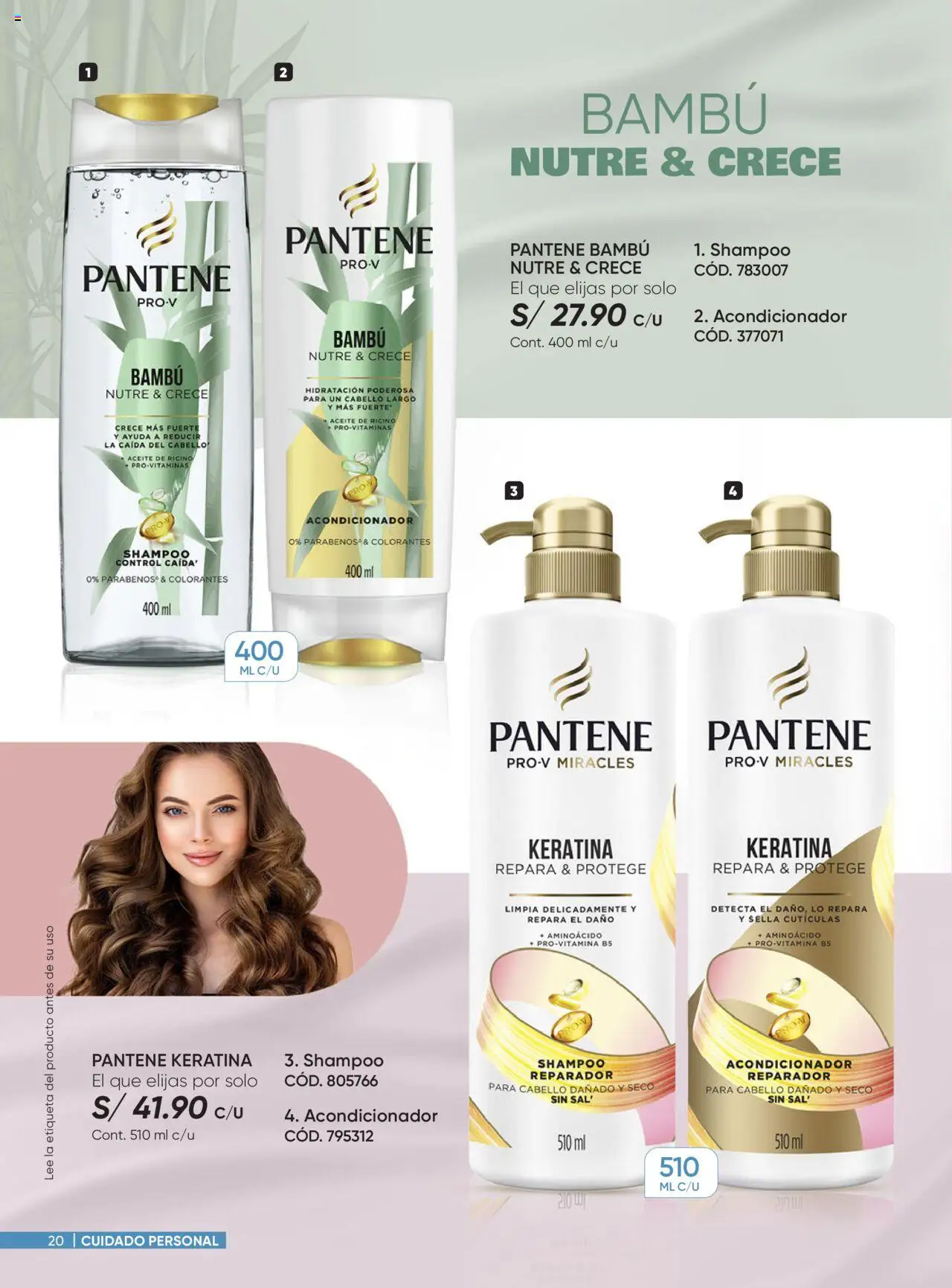 Catálogo Azzorti válido desde 18.08.2025 | Página: 20 | Productos: Shampoo, Acondicionador, Aceite