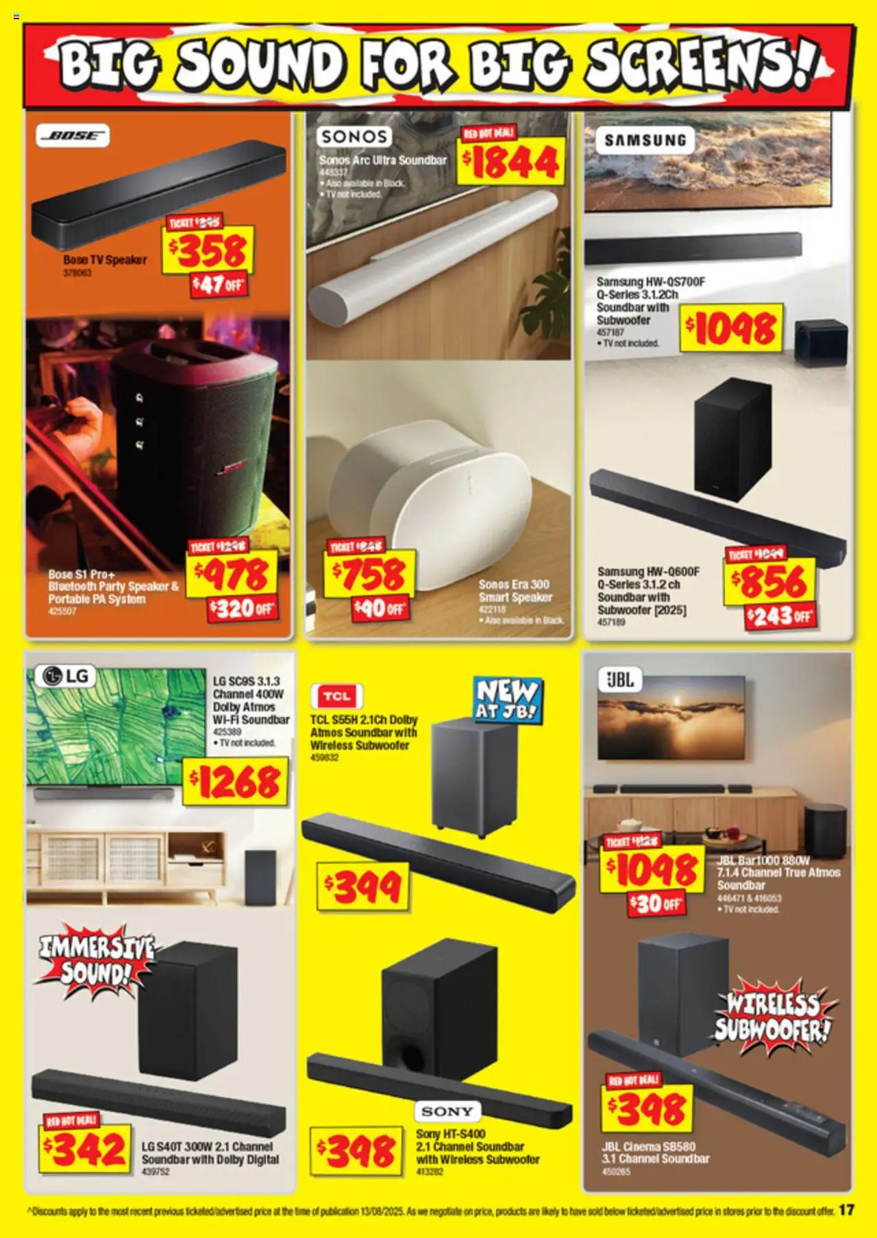 JB Hi-Fi catalogue from 25.08.2025 | Page: 17