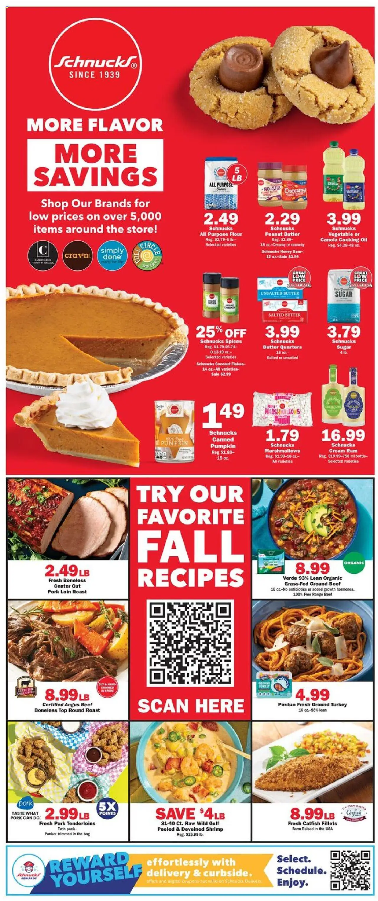 Schnucks Weekly Print Ad - MO - valid from 15.10.2025 | Page: 2 | Products: Butter, Pork, Pumpkin, Bag