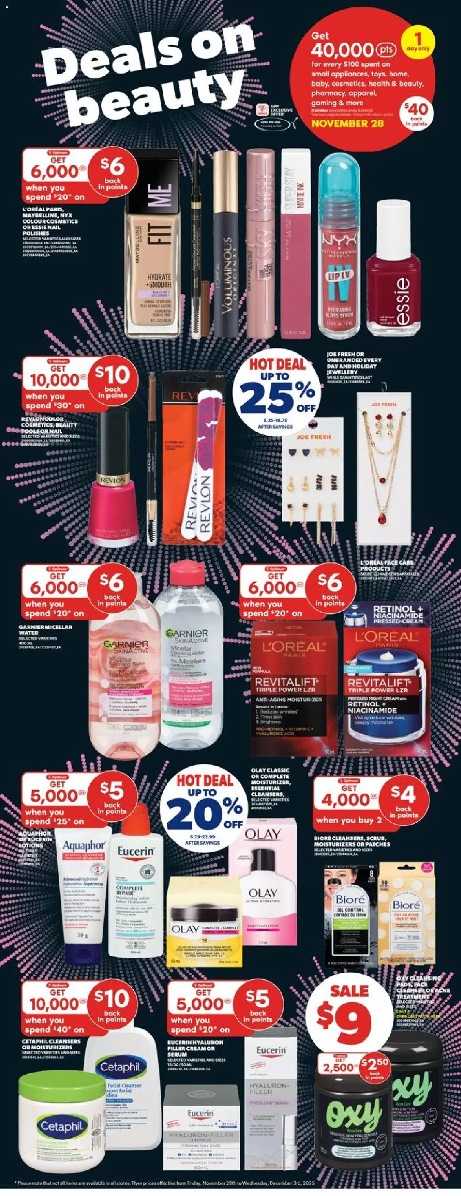 Real Canadian Superstore flyer valid from 27.11.2025 | Page: 43 | Products: Cream, Micellar water, Oil
