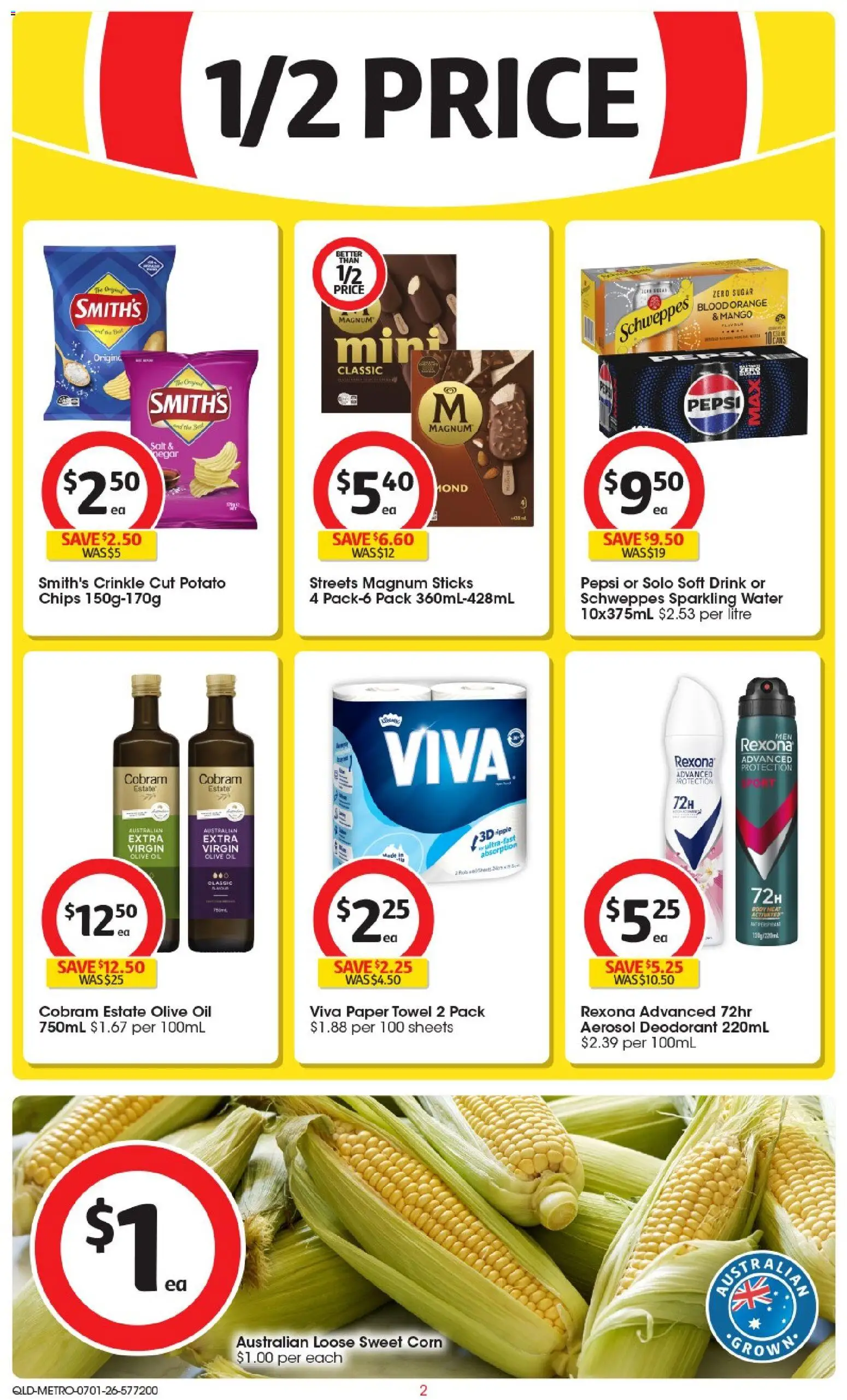 Coles catalogue - valid from 13.01.2026 | Page: 2 | Products: Oil, Deodorant, Olive oil, Mango