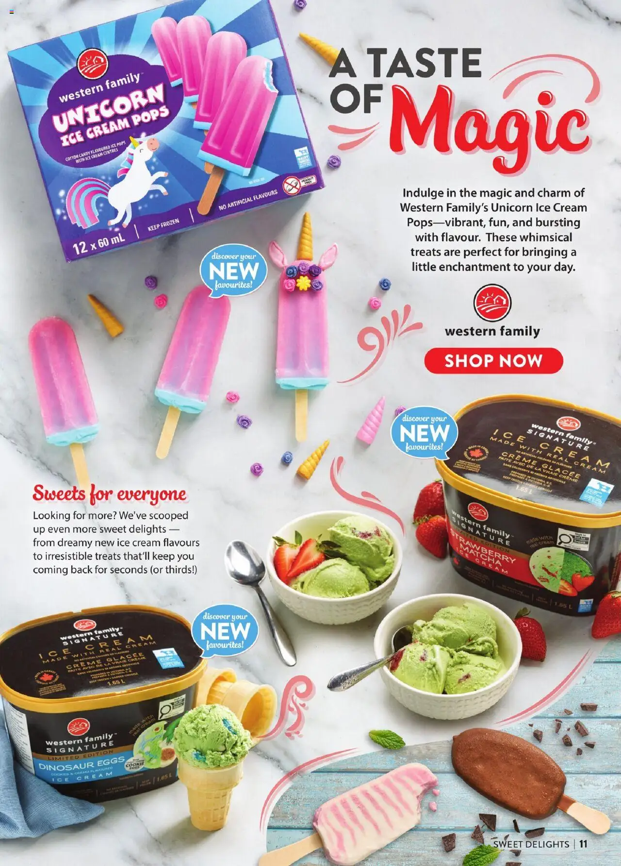 Save on foods flyer valid from 19.06.2025 | Page: 11 | Products: Cream, Cookies, Ice cream, Eggs