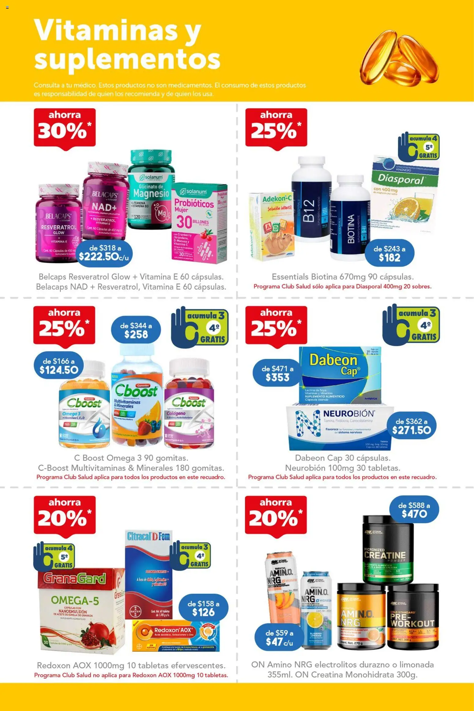 Nuevas ofertas de Farmacia San Pablo válidas en toda la República Mexicana desde el 01.03.2026. ¡Encuentra las mejores ofertas en Farmacia San Pablo catálogo! | Página: 4