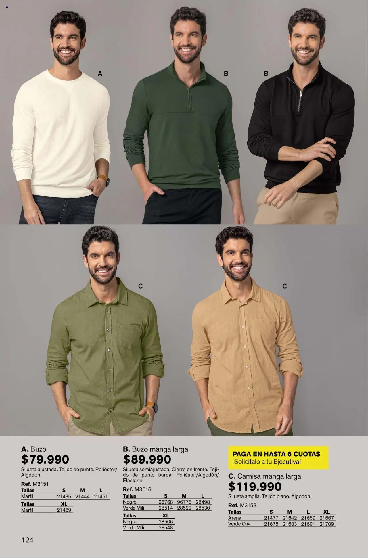 Leonisa revista - valida desde el 04.08.2025 | Página: 124 | Productos: Buzo, Camisa