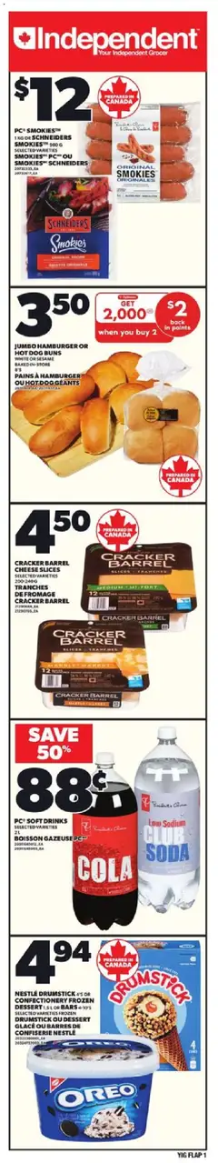 Preview of Independent Grocer weekly flyer / circulaire from shop Independent Grocer valid from 14.08.2025