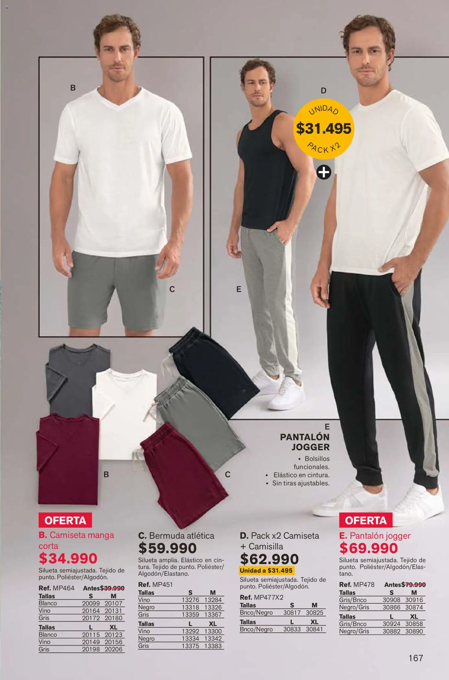 Leonisa revista - valida desde el 07.12.2025 | Página: 167 | Productos: Bermuda, Camiseta, Vino