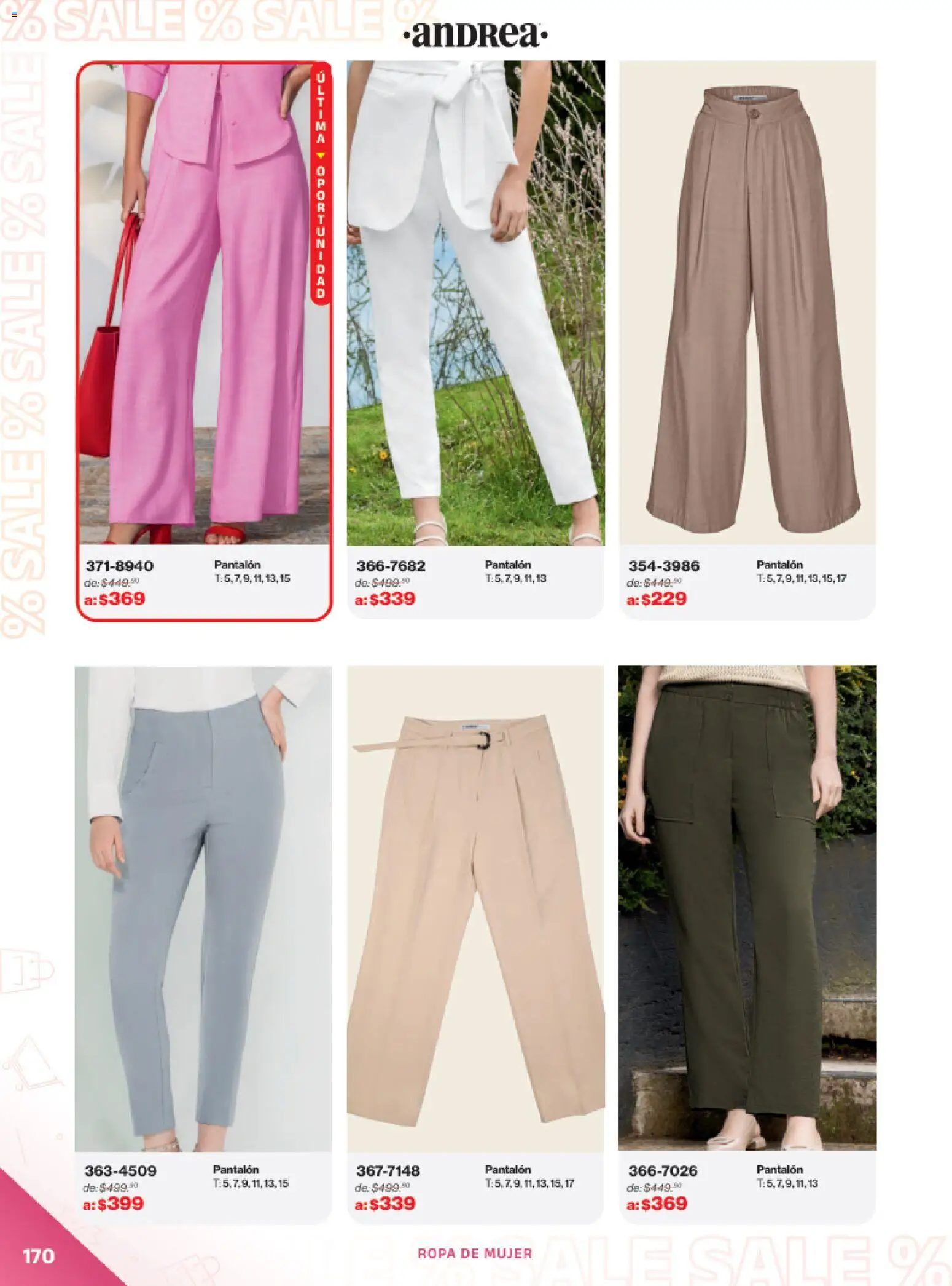 Nuevas ofertas de Andrea válidas en toda la República Mexicana desde el 21.12.2025. ¡Encuentra las mejores ofertas en Andrea catálogo Outlet! | Página: 170 | Productos: Ropa