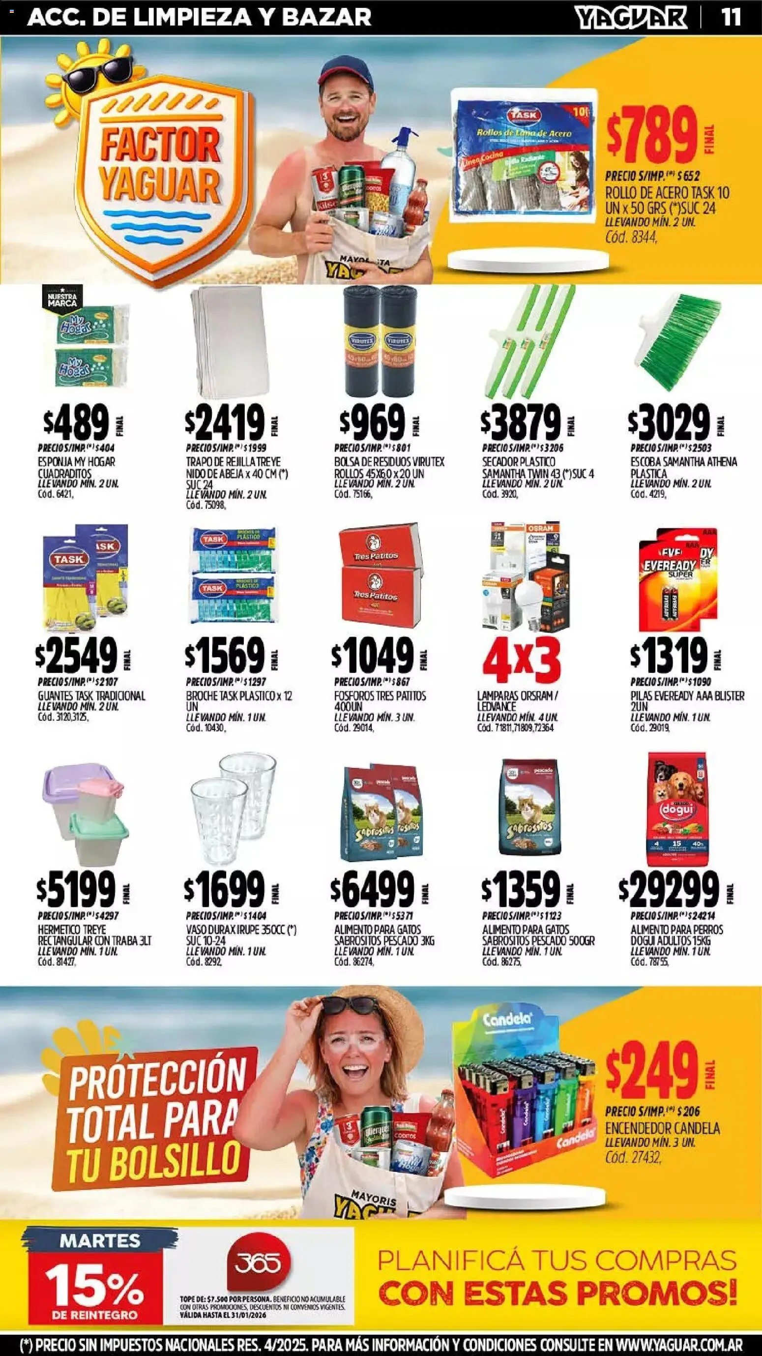Yaguar - Oferta Semanal Salta │ válido desde el 26.01.2026 | Página: 11 | Productos: Cocina, Rejilla, Guantes, Radiante