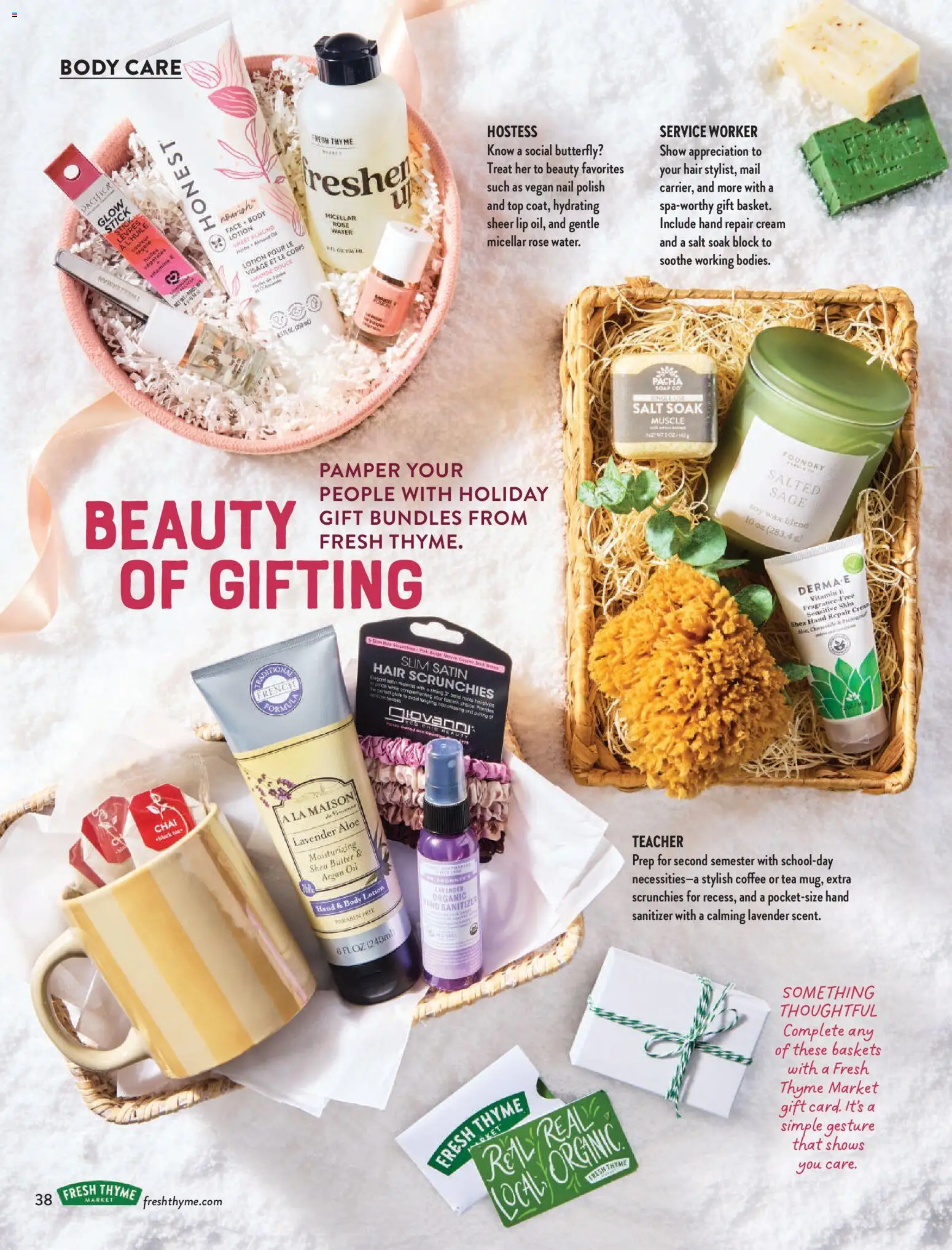 Fresh Thyme Magazine Holiday 2025 - valid from 15.11.2025 | Page: 40 | Products: Vitamin, Fragrance, Tea, Cream