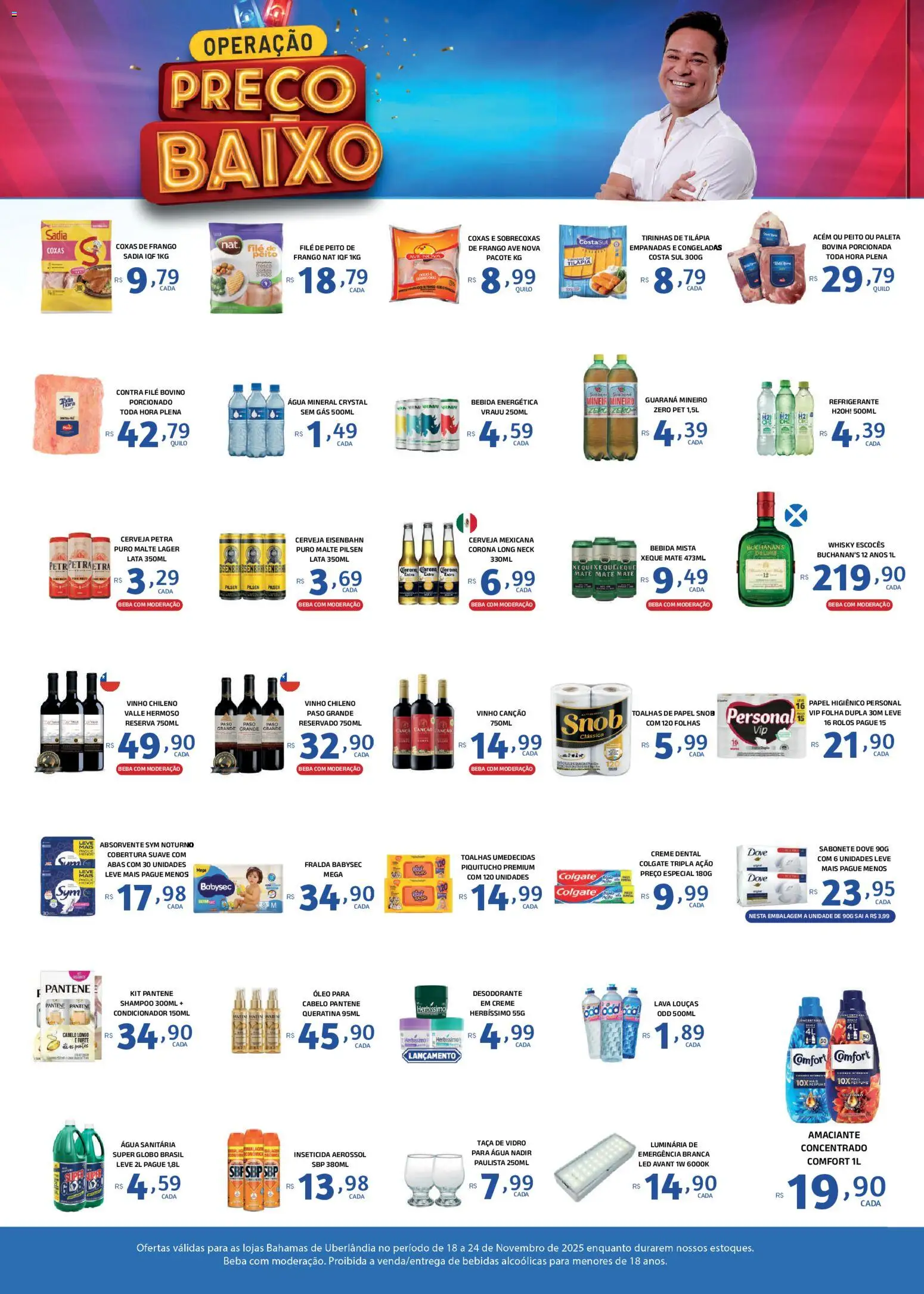 Bahamas Supermercados Folheto - válido de 18.11.2025 | Página: 2 | Produtos: Whisky, Acém, Eisenbahn, Dove