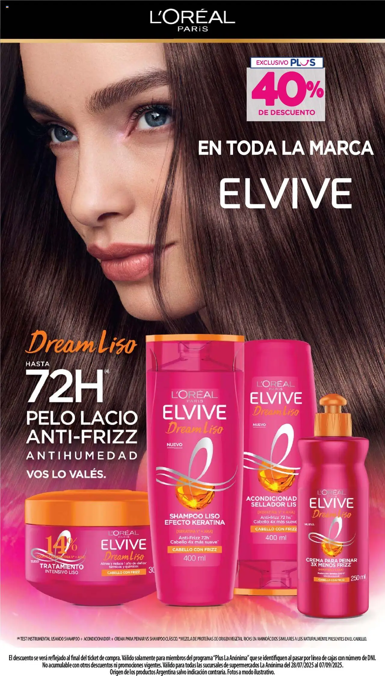 La Anonima - Insuperables - z3 │ válido desde el 28.08.2025 | Página: 30 | Productos: Shampoo, Acondicionador, Térmica, Crema