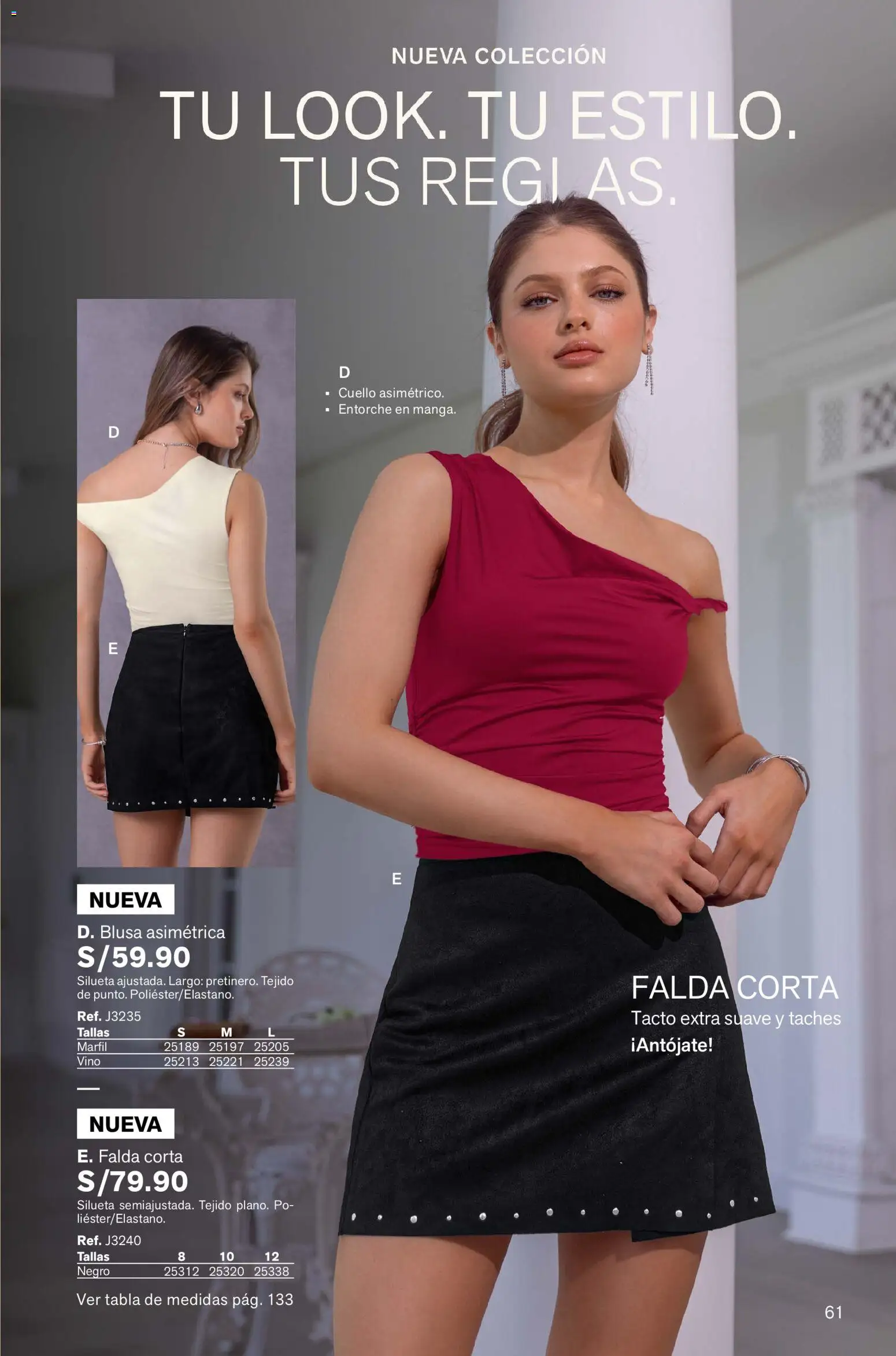 Catálogo Leonisa válido desde 24.02.2026 | Página: 61 | Productos: Vino, Falda, Blusa