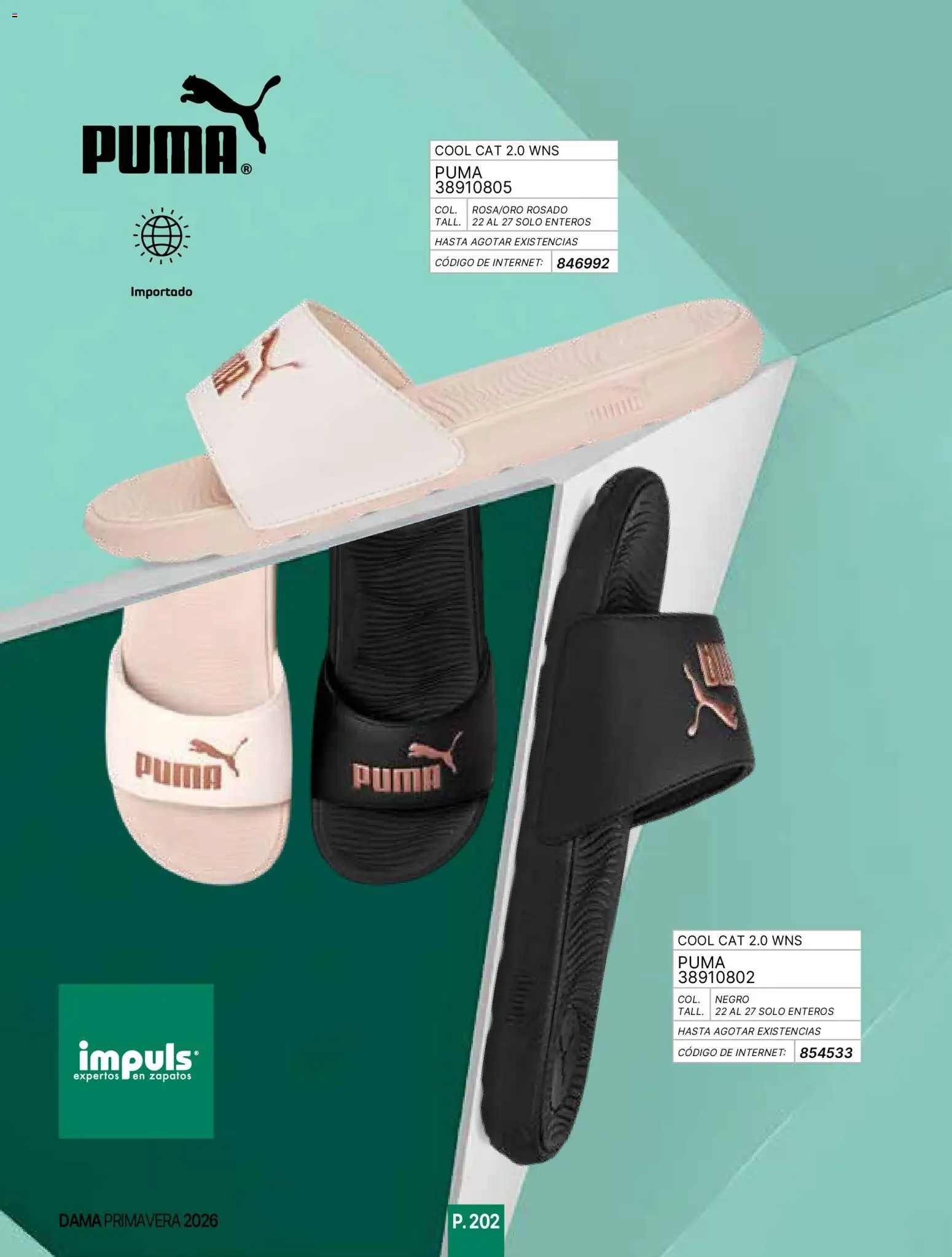 Nuevas ofertas de Impuls válidas en toda la República Mexicana desde el 01.01.2026. ¡Encuentra las mejores ofertas en Impuls catálogo Primavera! | Página: 204 | Productos: Zapatos