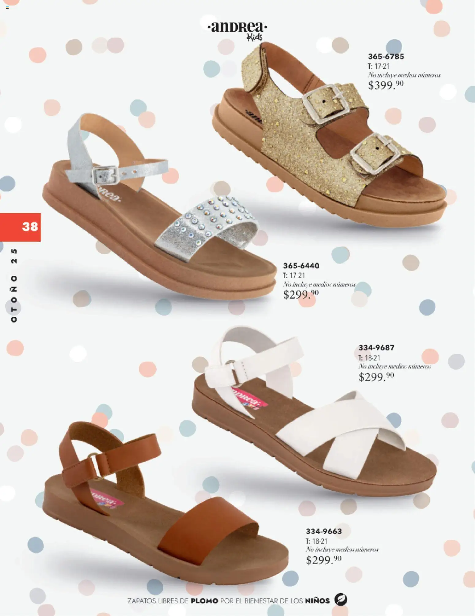 Nuevas ofertas de Andrea válidas en toda la República Mexicana desde el 26.11.2025. ¡Encuentra las mejores ofertas en Andrea catálogo Infantil Kids! | Página: 37 | Productos: Zapatos