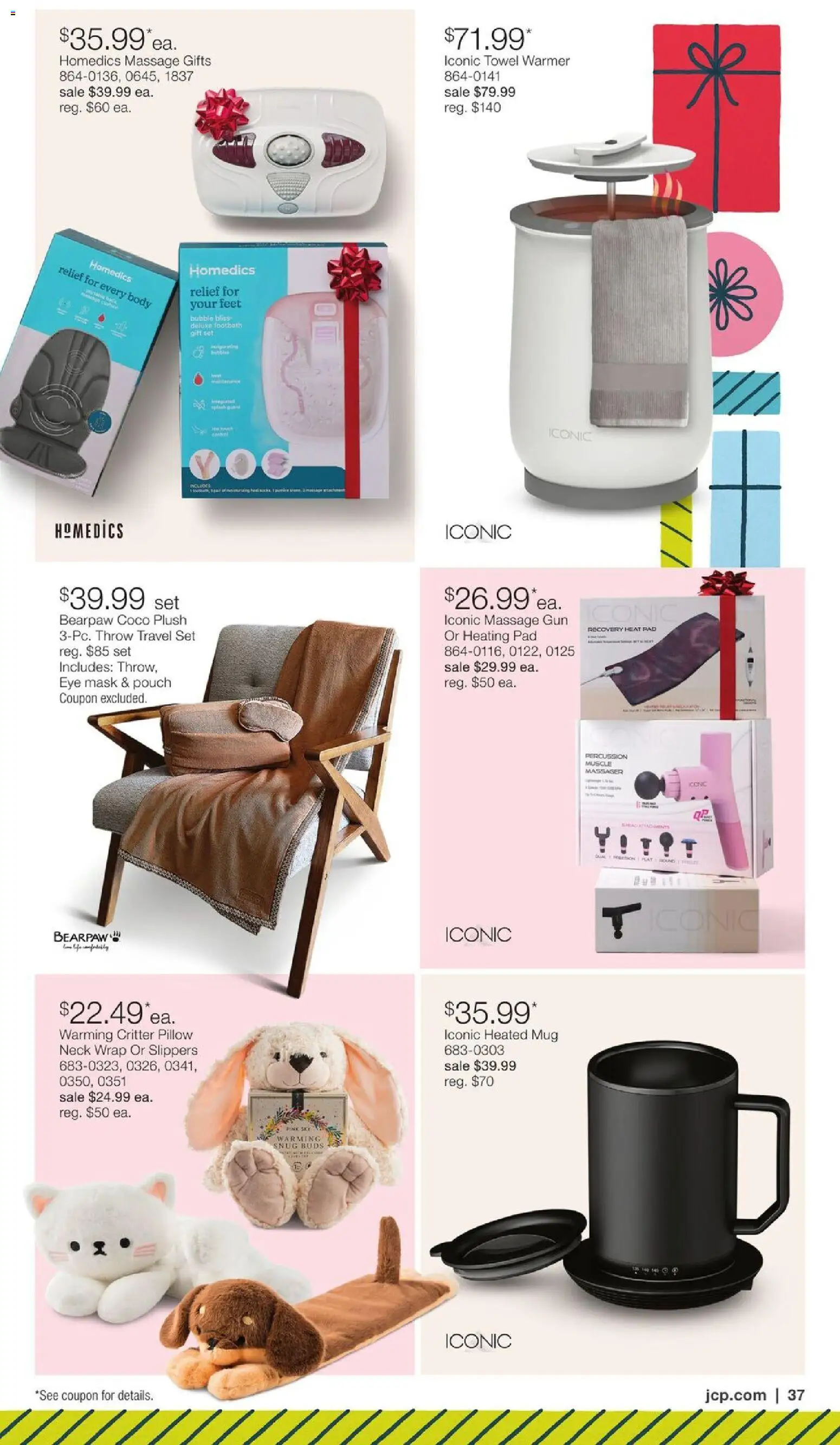 JCPenney Holiday Home Sale - valid from 03.12.2025 | Page: 36 | Products: Pillow, Mask, Slippers, Gun