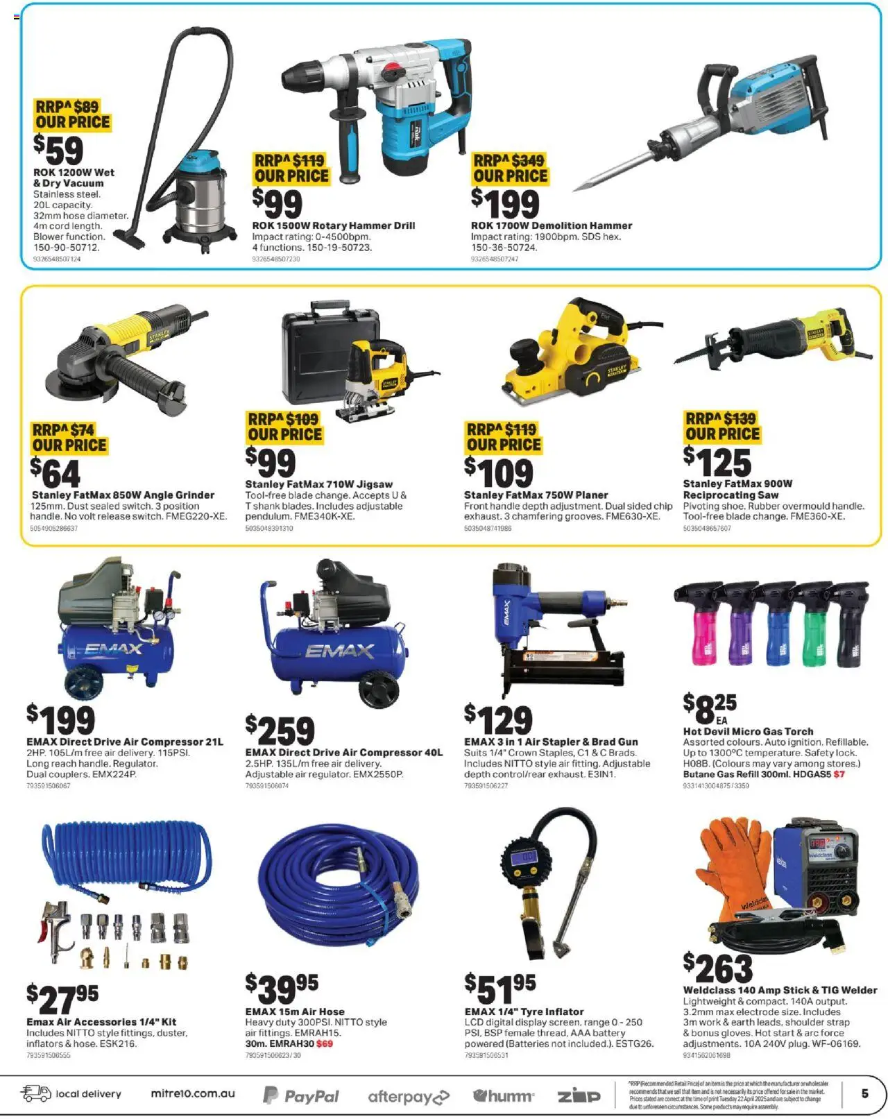 Mitre 10 catalogue - valid from 28.05.2025 | Page: 5 | Products: Battery, Saw, Digital, Torch