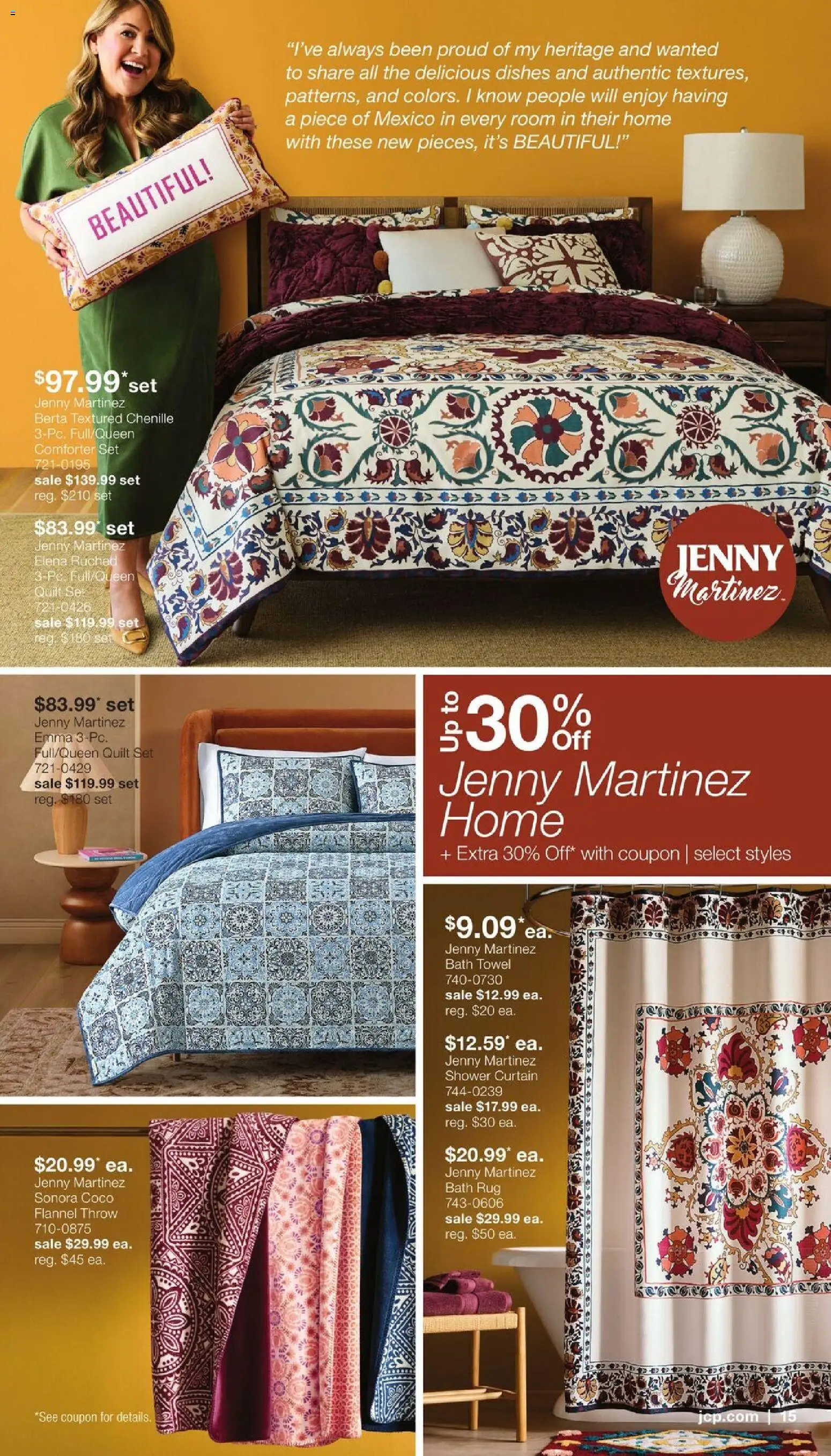 JCPenney Our Biggest Home Sale of the Season - valid from 23.03.2026 | Page: 14 | Products: Bath, Shower, Quilt, Comforter